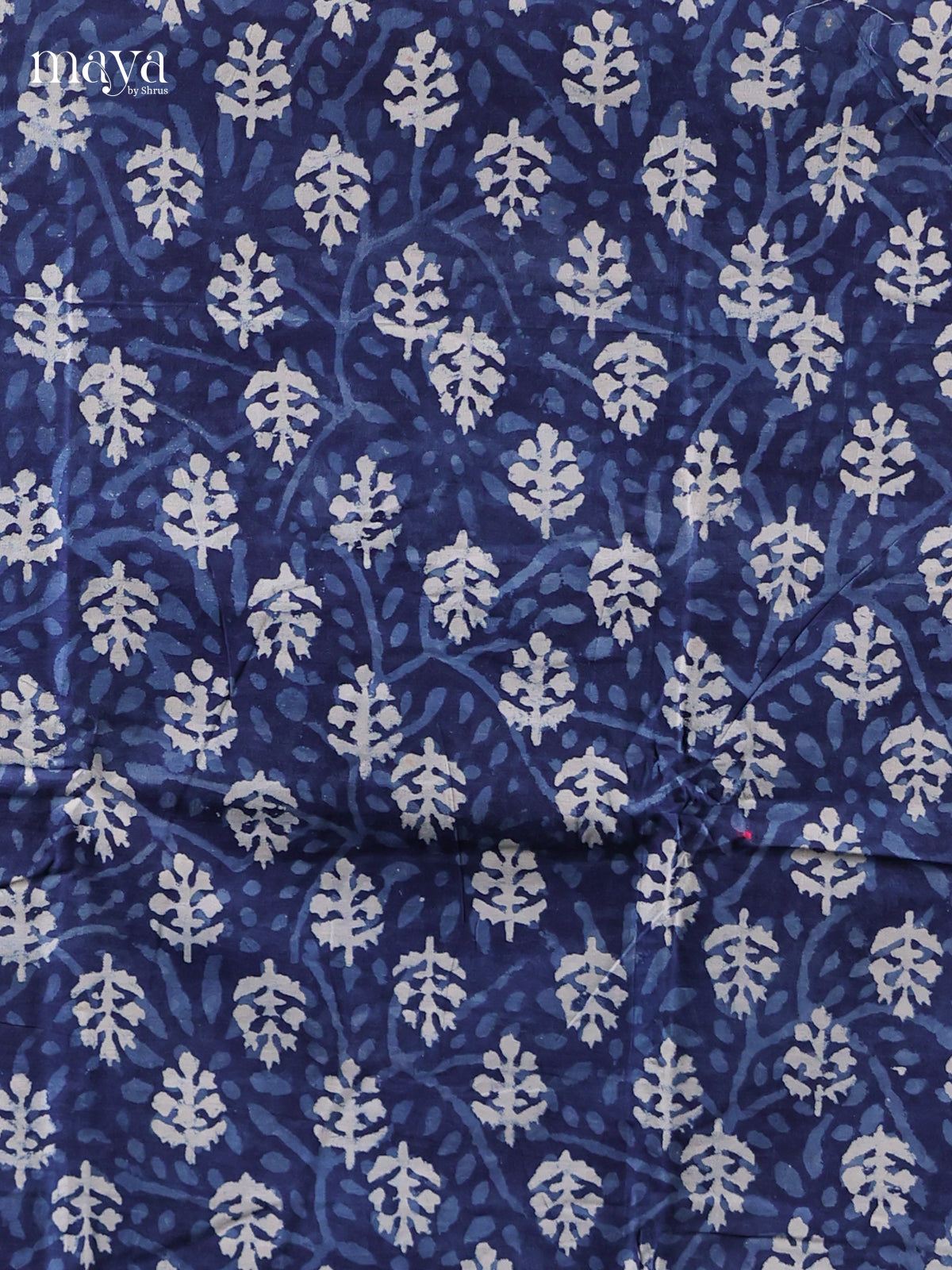 blue & White -Cotton salwar  Unstitched