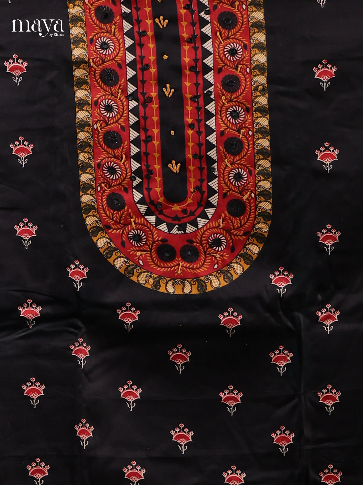 Black & White - Cotton salwar Unstitched