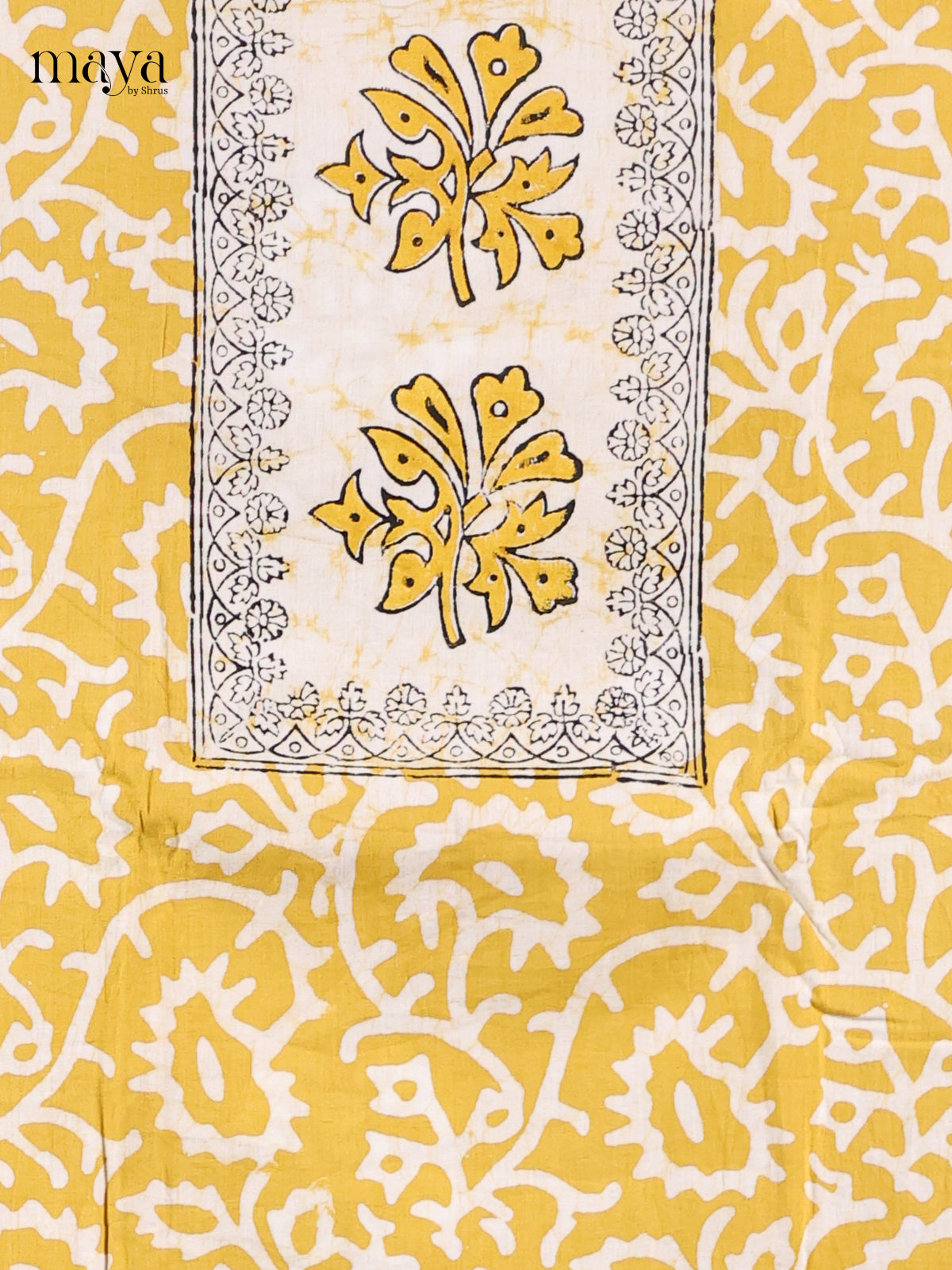 Yellow - Cotton salwar Unstitched