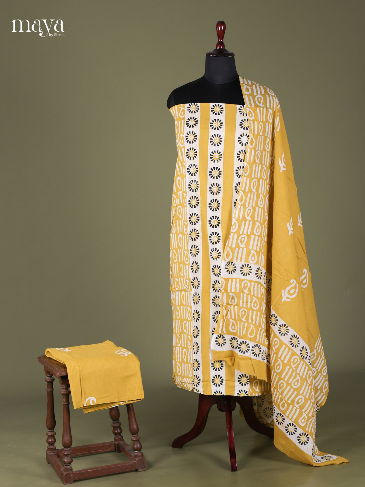 Yellow- Cotton salwar