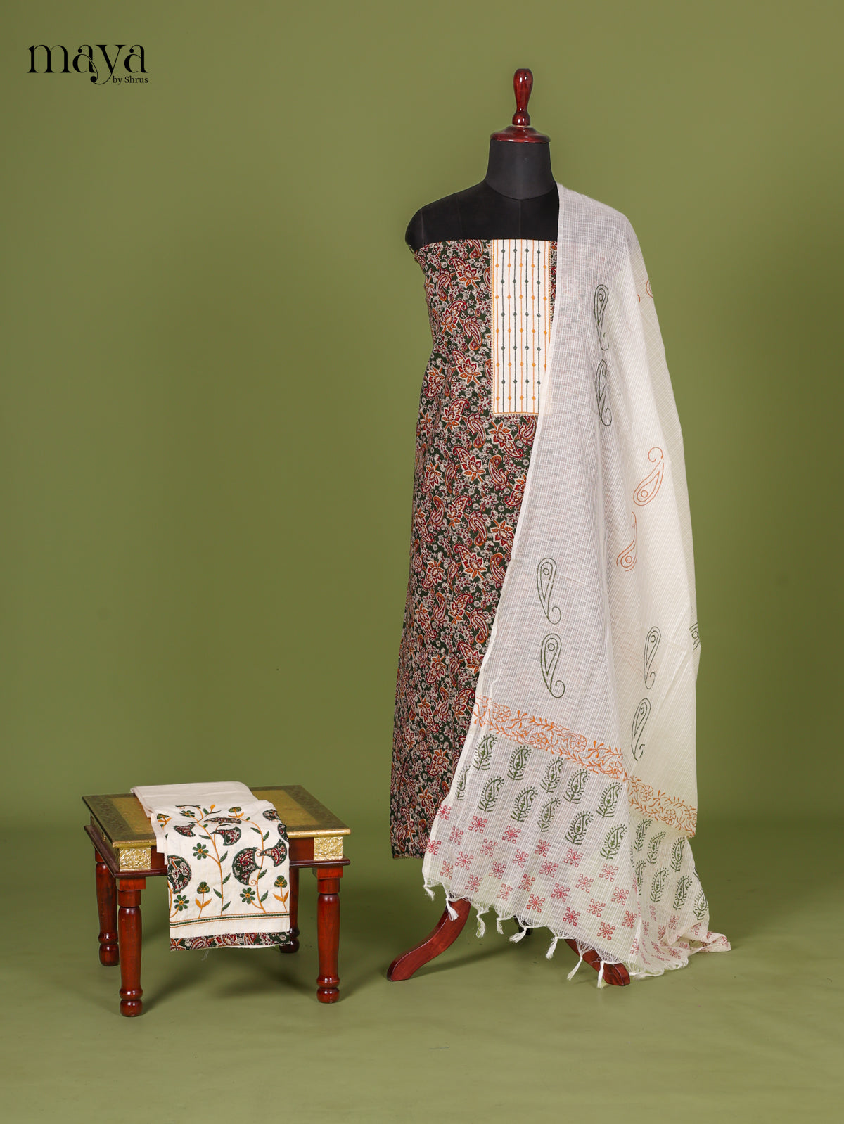 Off White Cotton Salwar - MEI02080