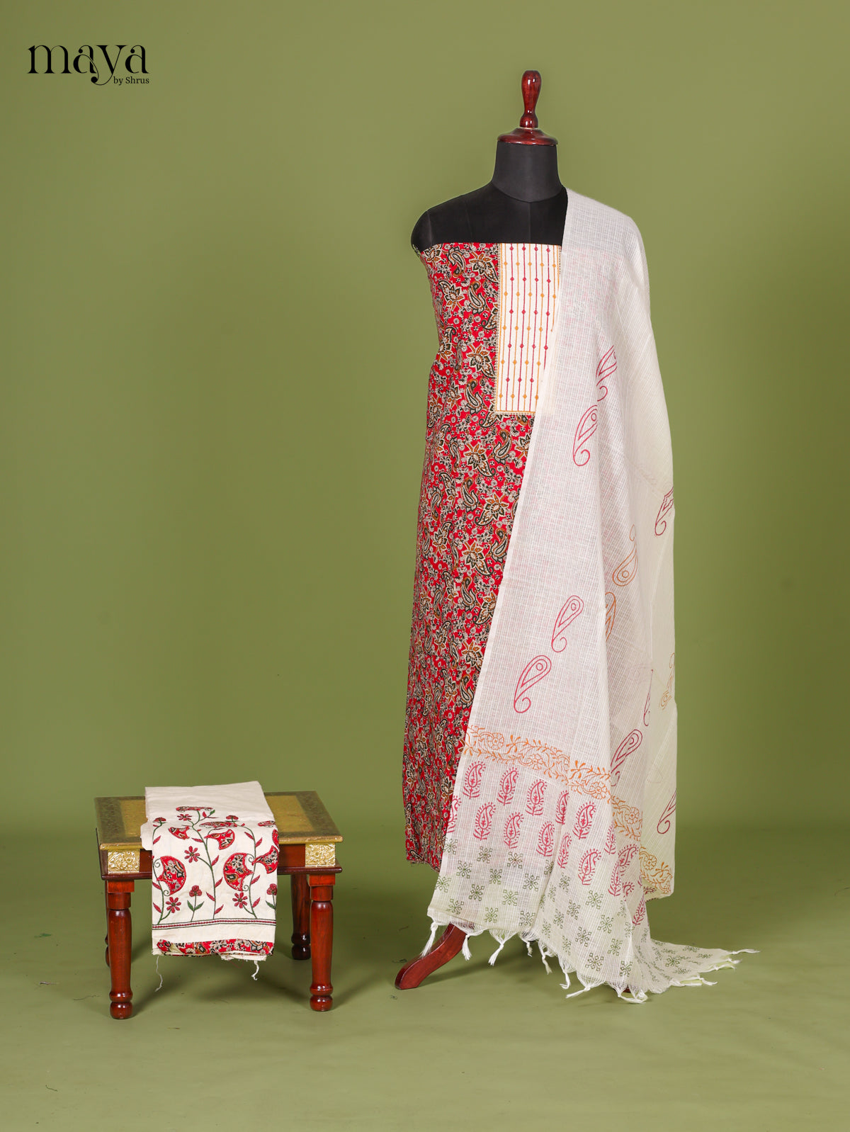 Off White Cotton Salwar - MEI02081