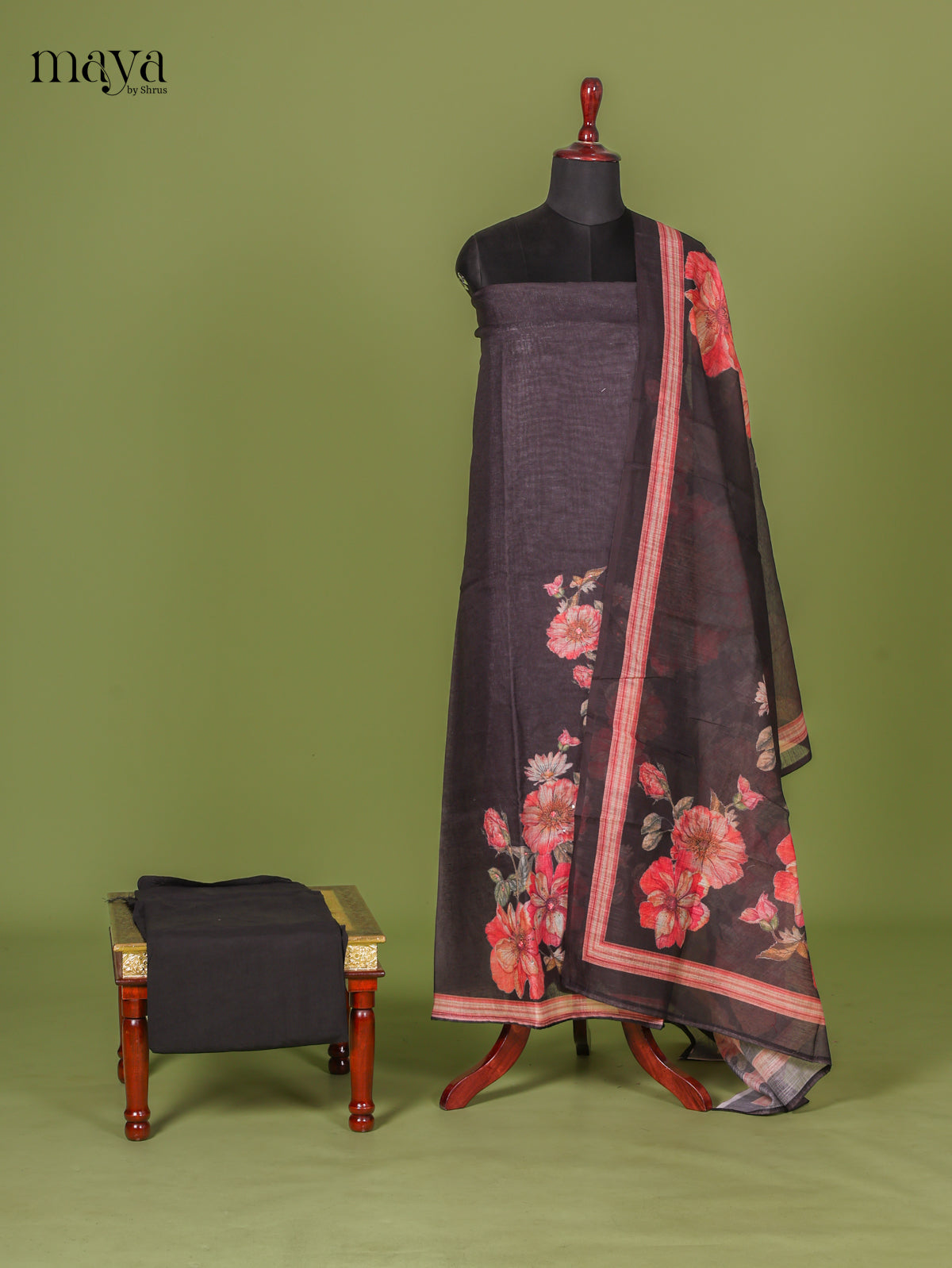 Grey Chanderi Salwar - MEI02089