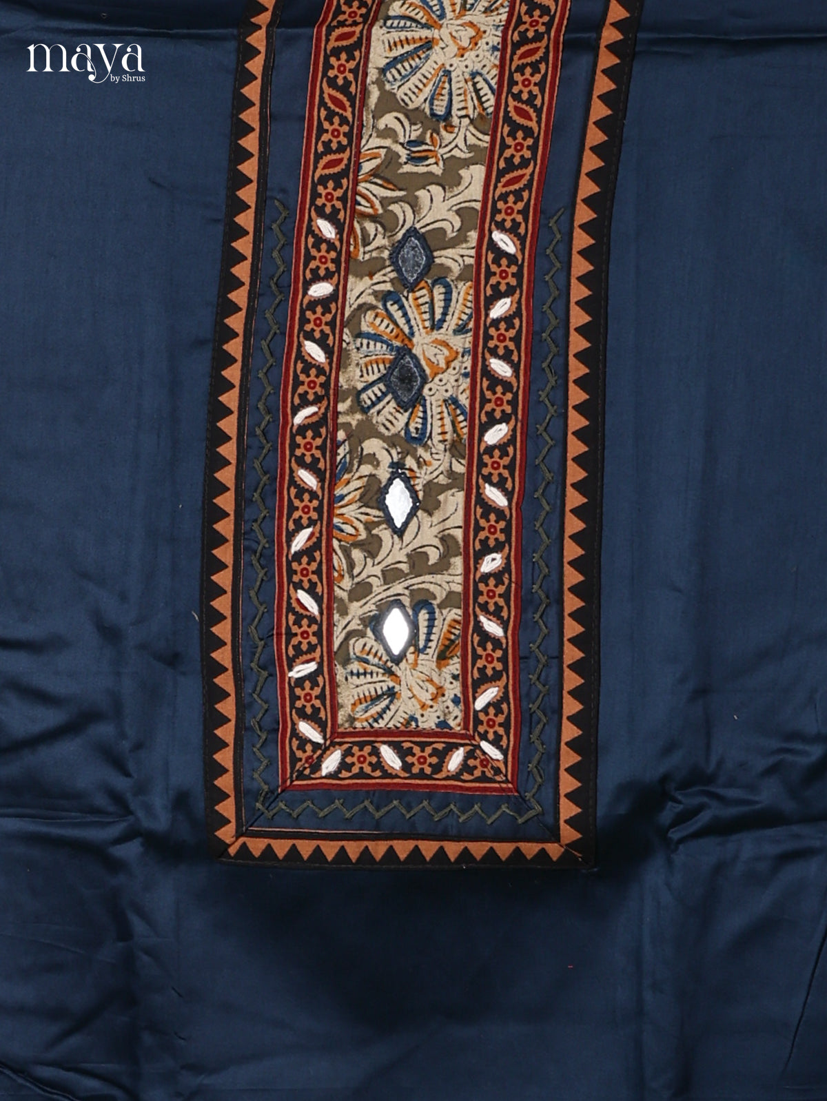 Navy Blue Bhatik Salwar - MEI02192