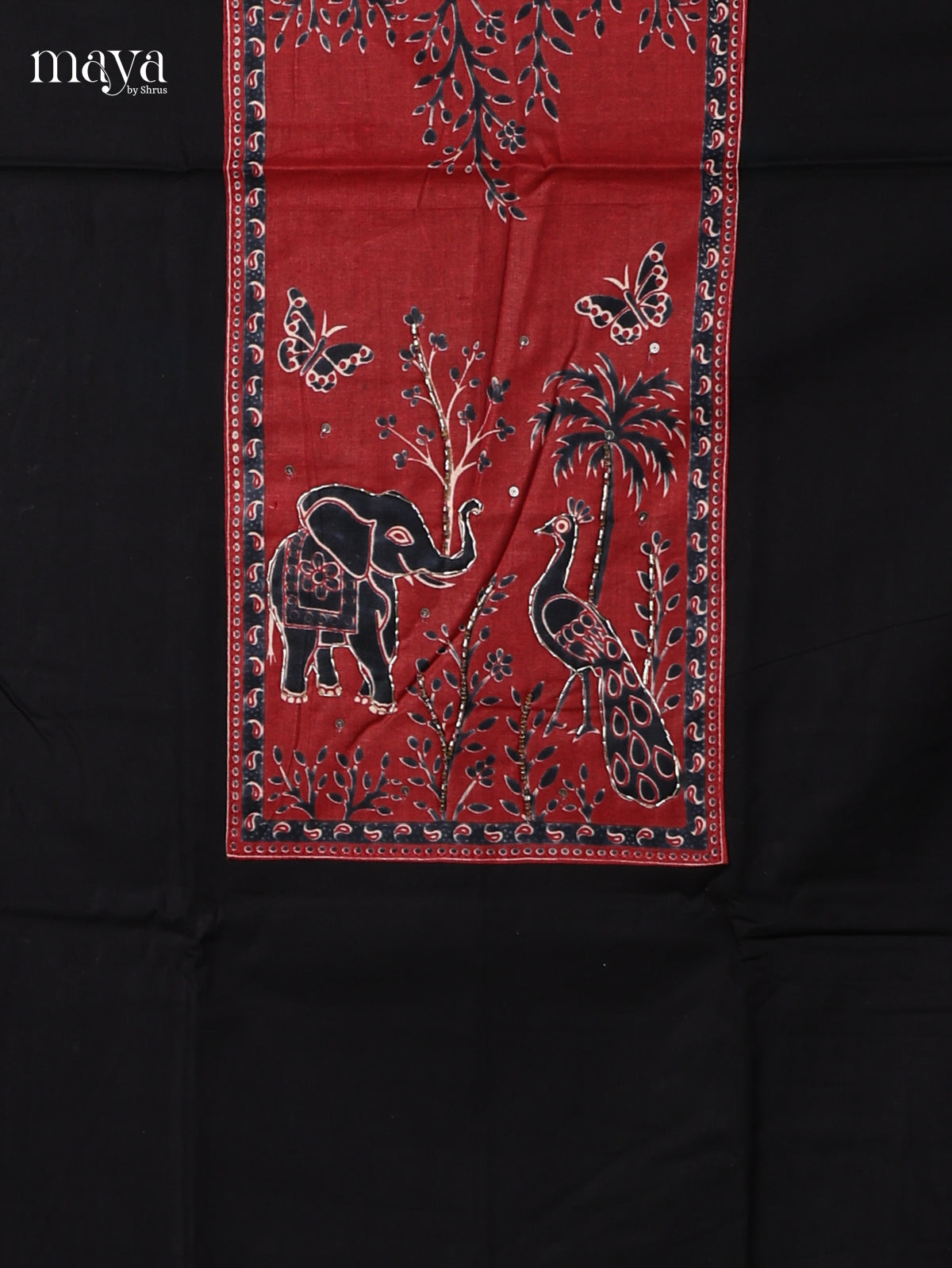 Red Cotton Salwar - MEI04042