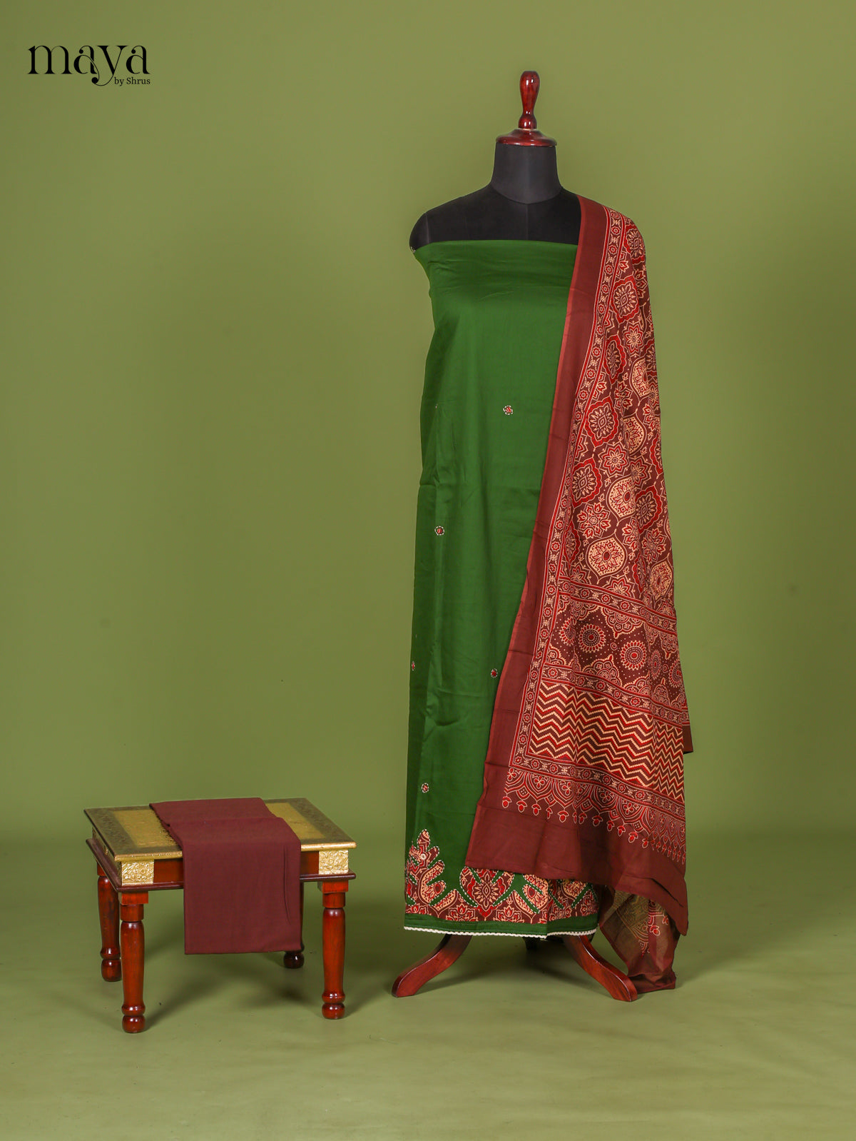 Green Cotton Salwar - MEI04064