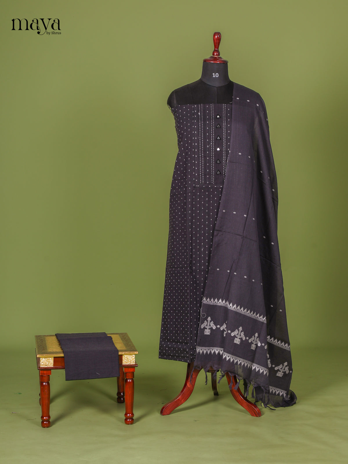 Grey Cotton Salwar - MEI04077