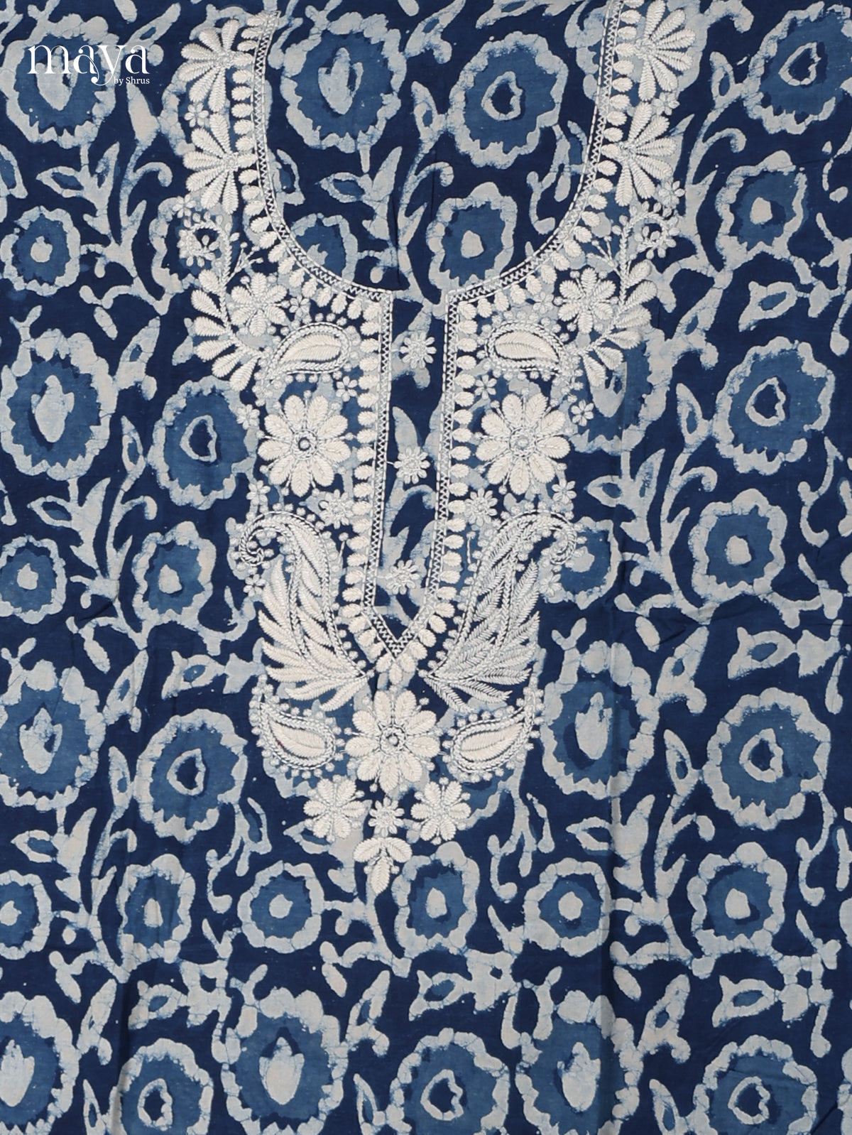 Indigo Blue Cotton Salwar - MEI10023