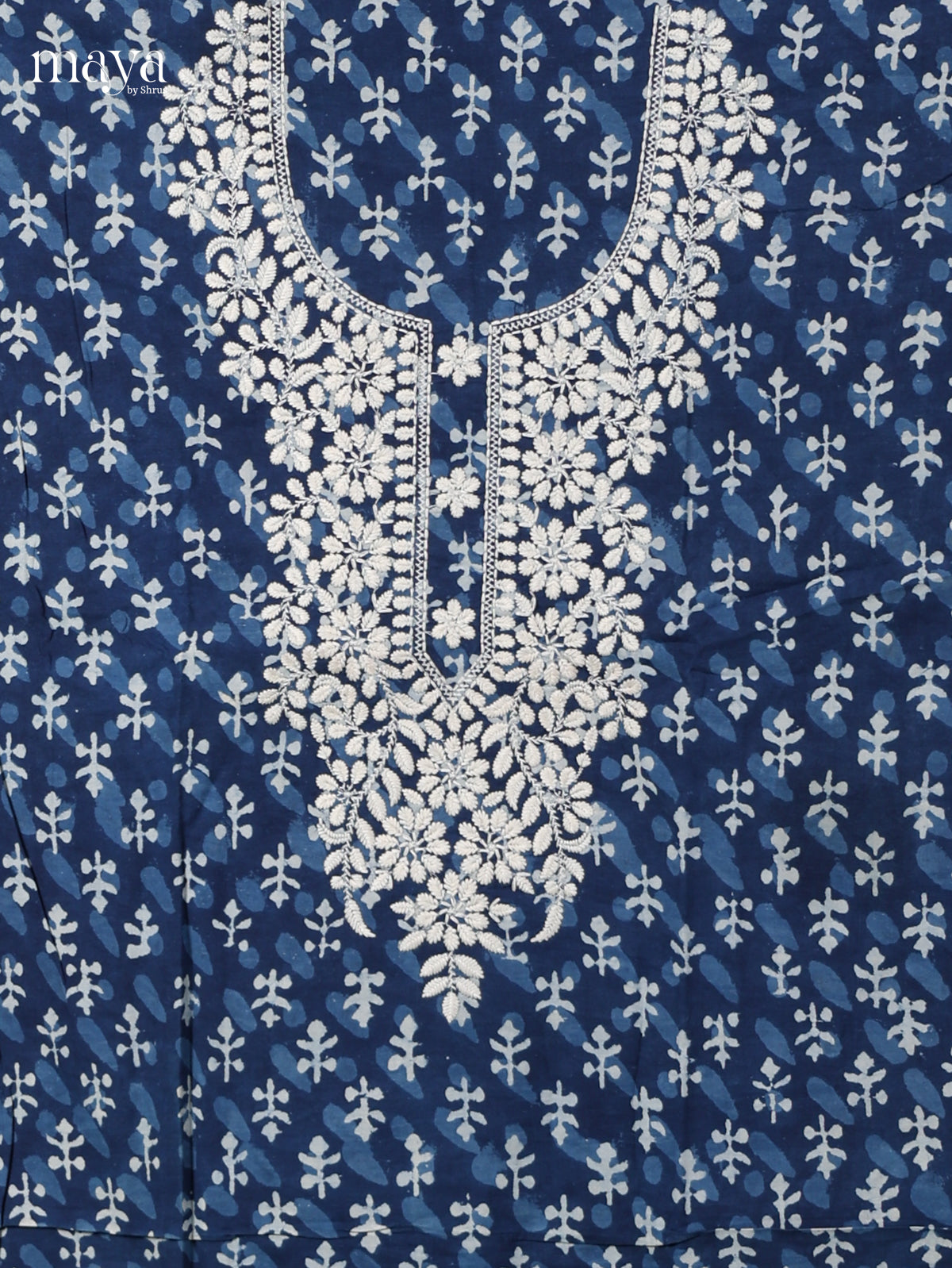 Indigo Blue Cotton Salwar - MEI10027