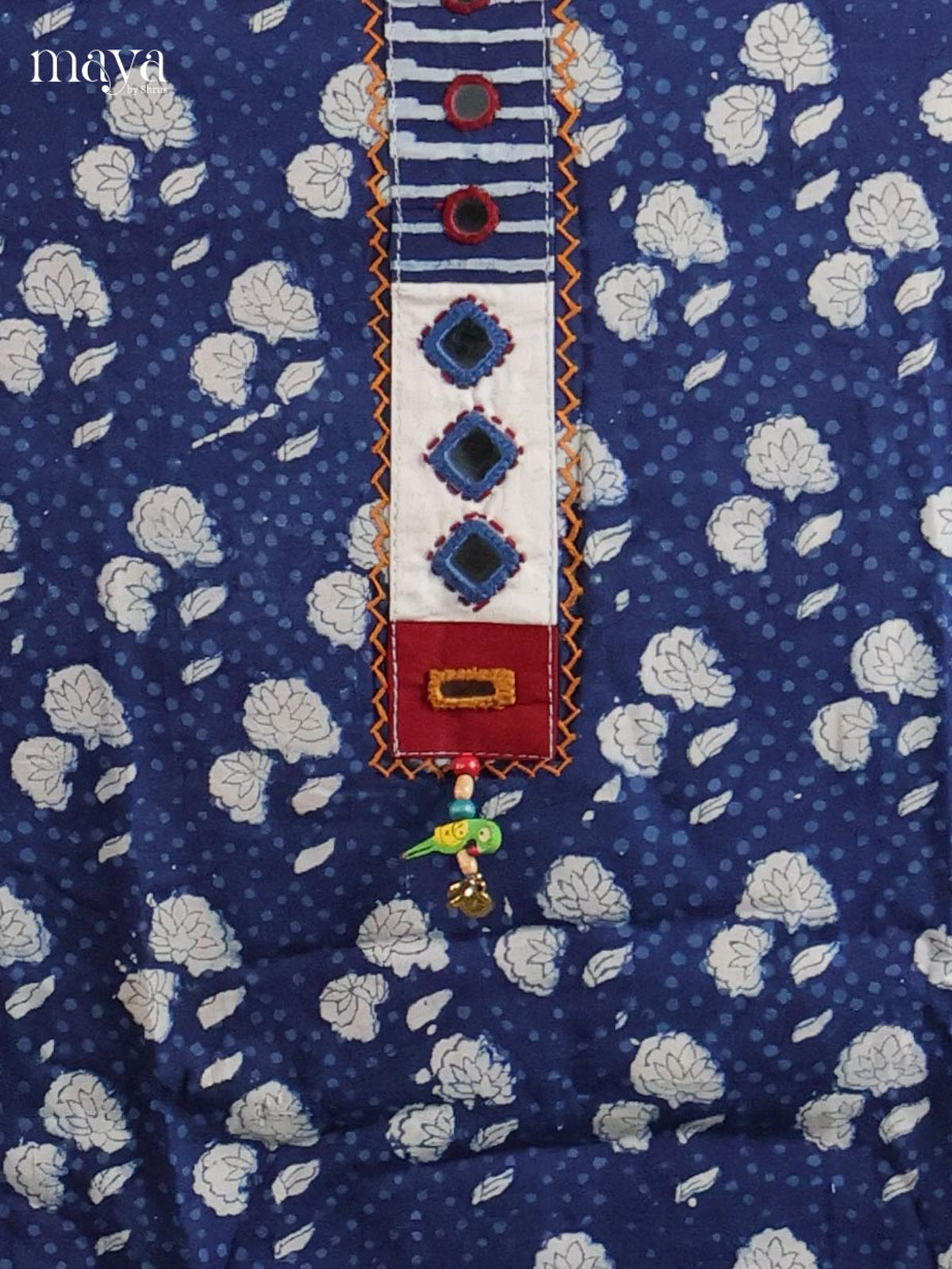 Blue Ajrakh Salwar - MEI11202