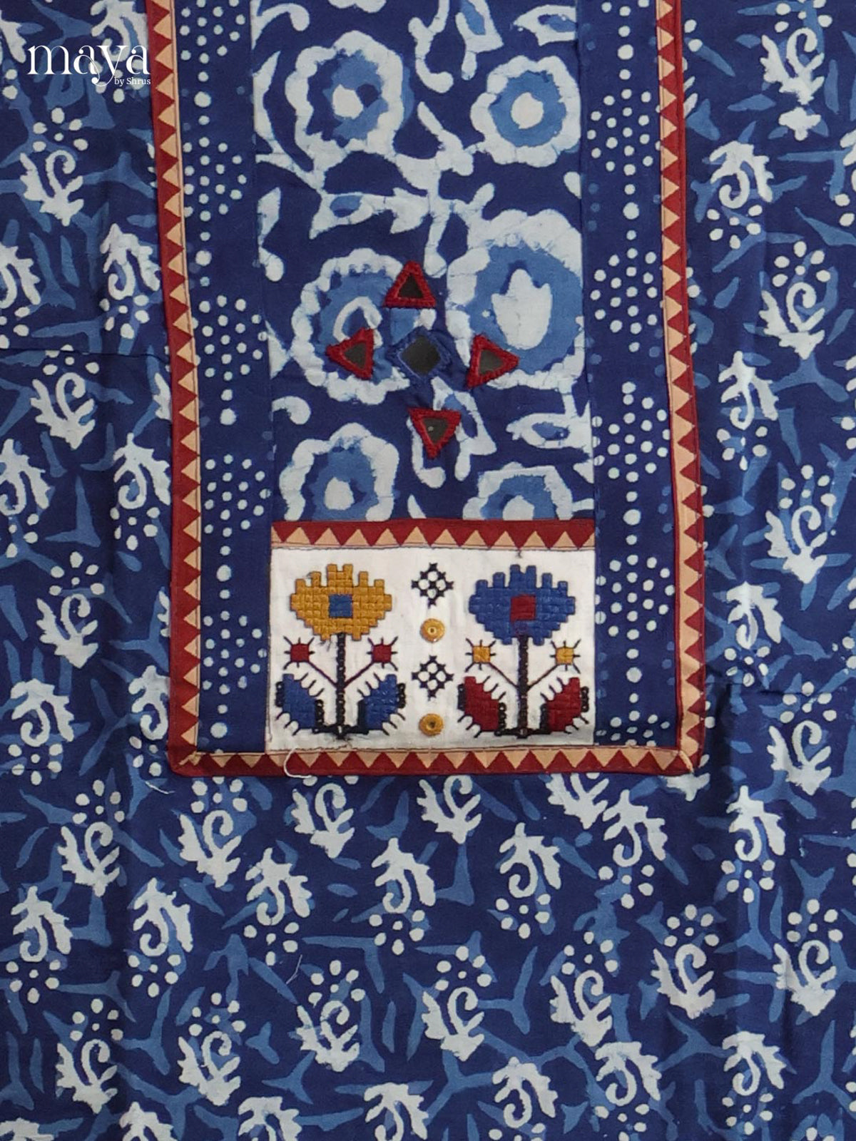 Indigo Blue Ajrakh Salwar - MEI24020
