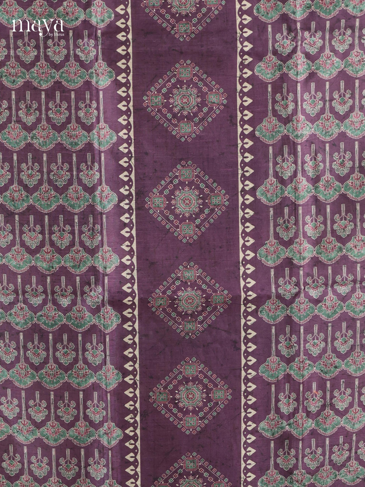 Purple Semi Tussar Salwar - MEJ04006