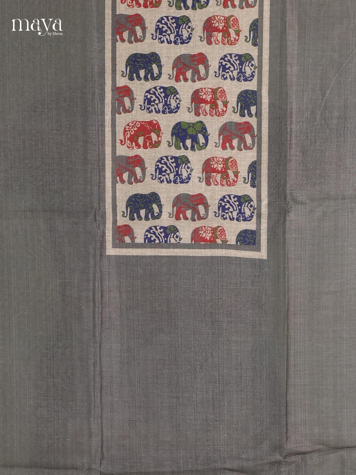 Grey Semi Tussar Salwar - MEJ04033