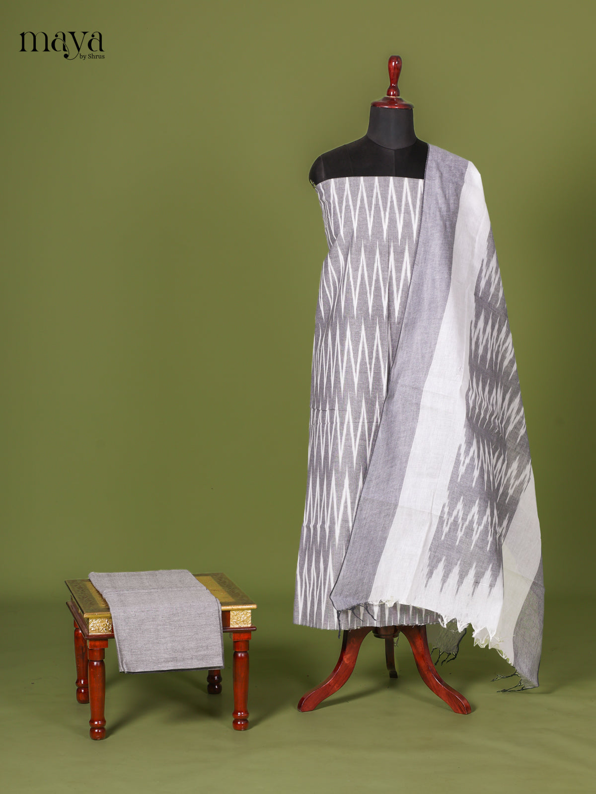 Grey Ikkat Salwar - MEJ10014