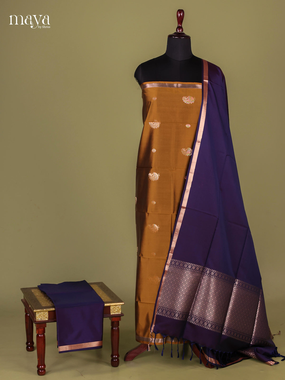 semi softsilk salwar - MEJ10063
