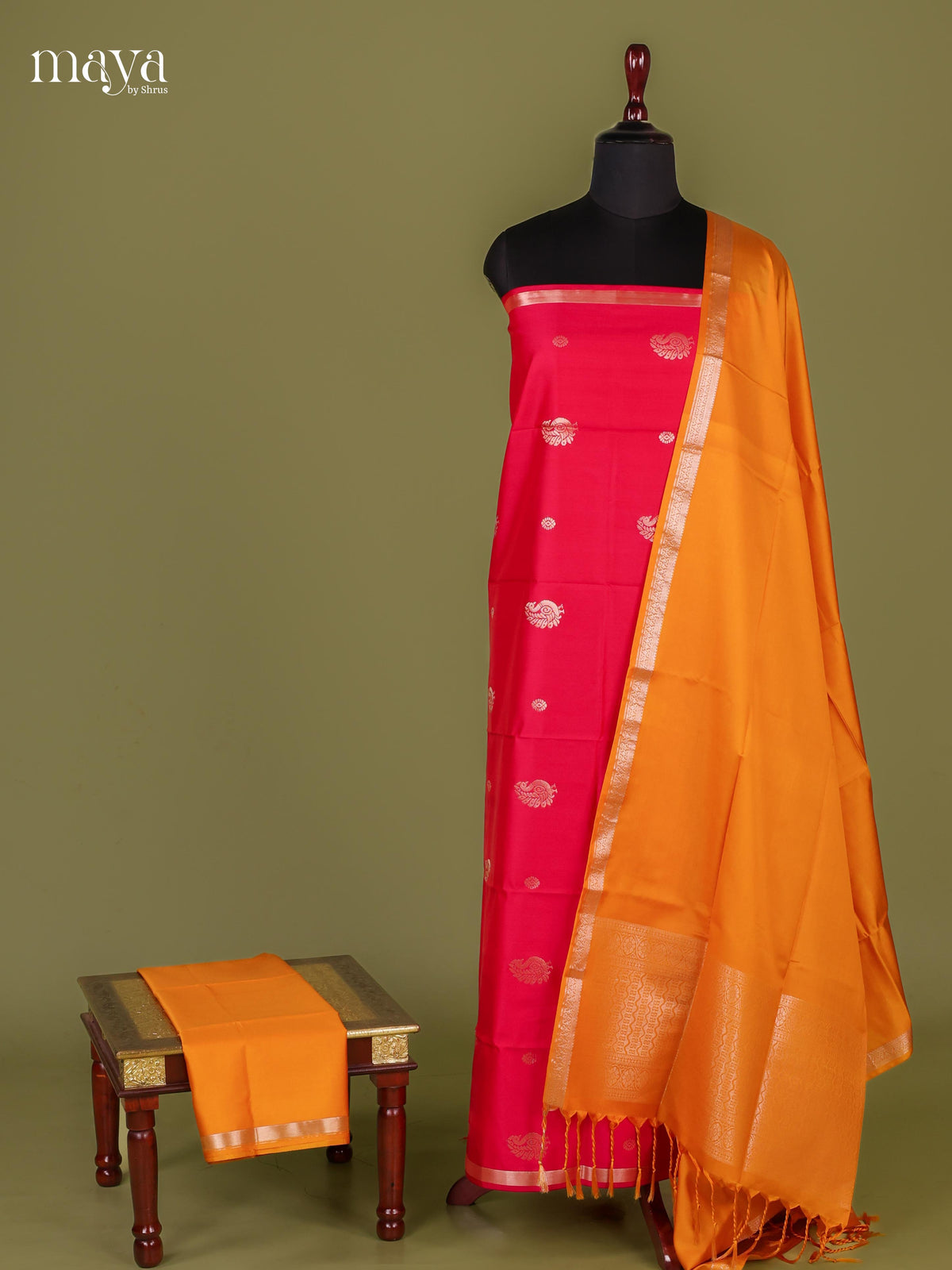 semi softsilk salwar - MEJ10065