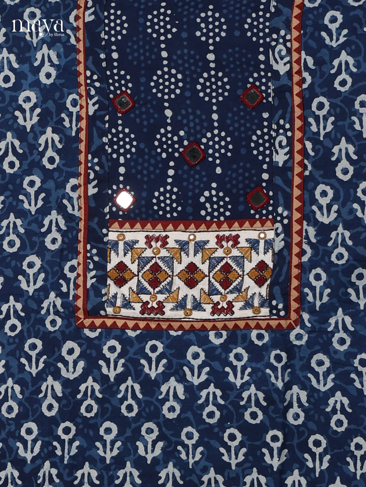 Blue Ajrakh Salwar - MEJ17072