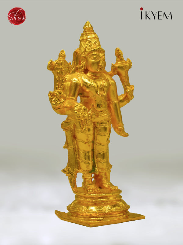 24KT Vishnu Prajapathi Gold Finish - Shop on ShrusEternity.com