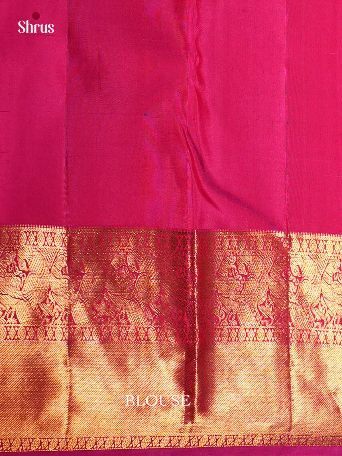 Buy Exquisite MS Blue Kanchipuram Sarees With Floral Medallion Buttas & Pink Brocade Pallu