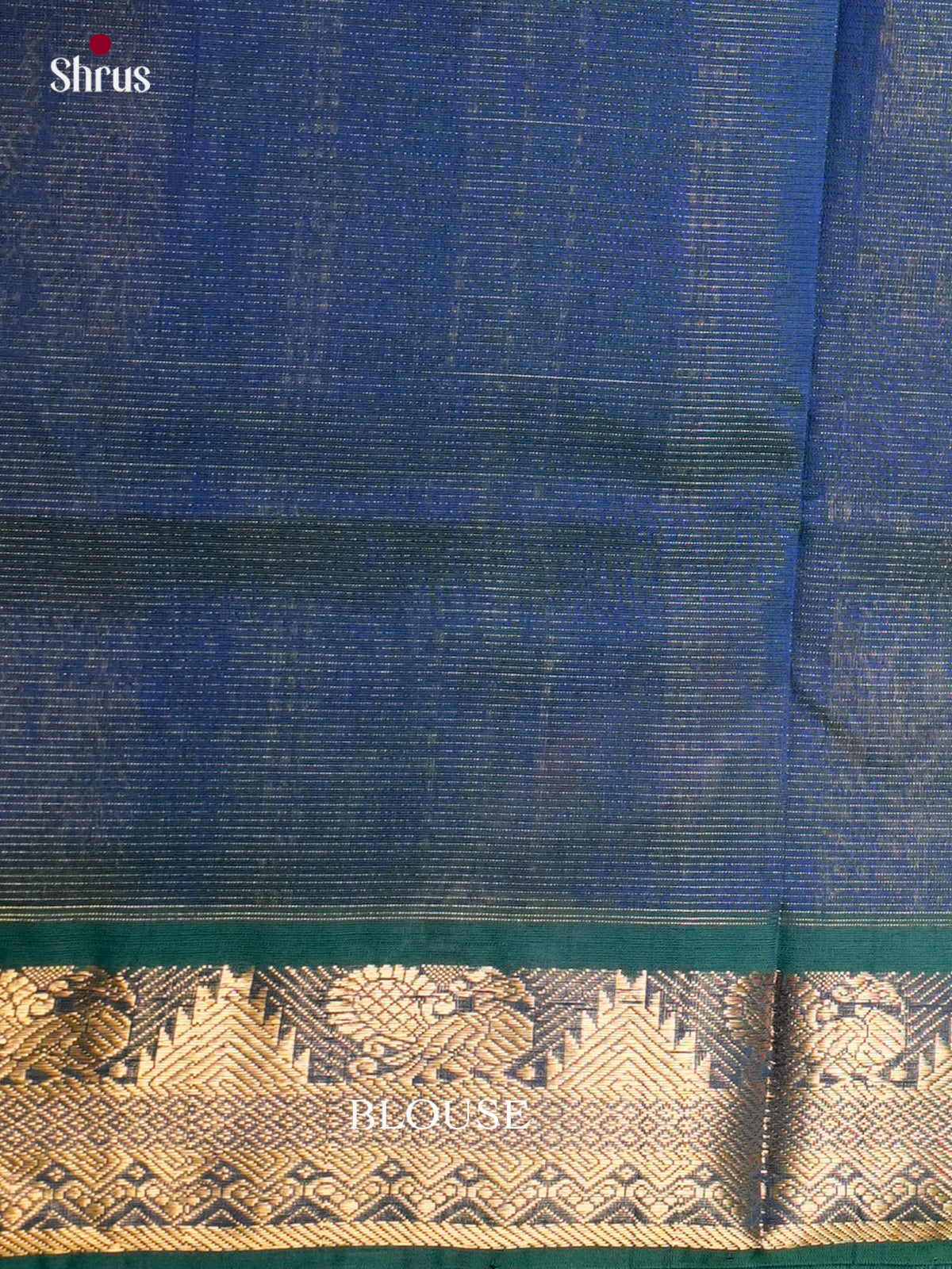 Buy Regal Magenta Cotton Silk Saree With Palin Body, Teal Zari Border & Traditional Pallu