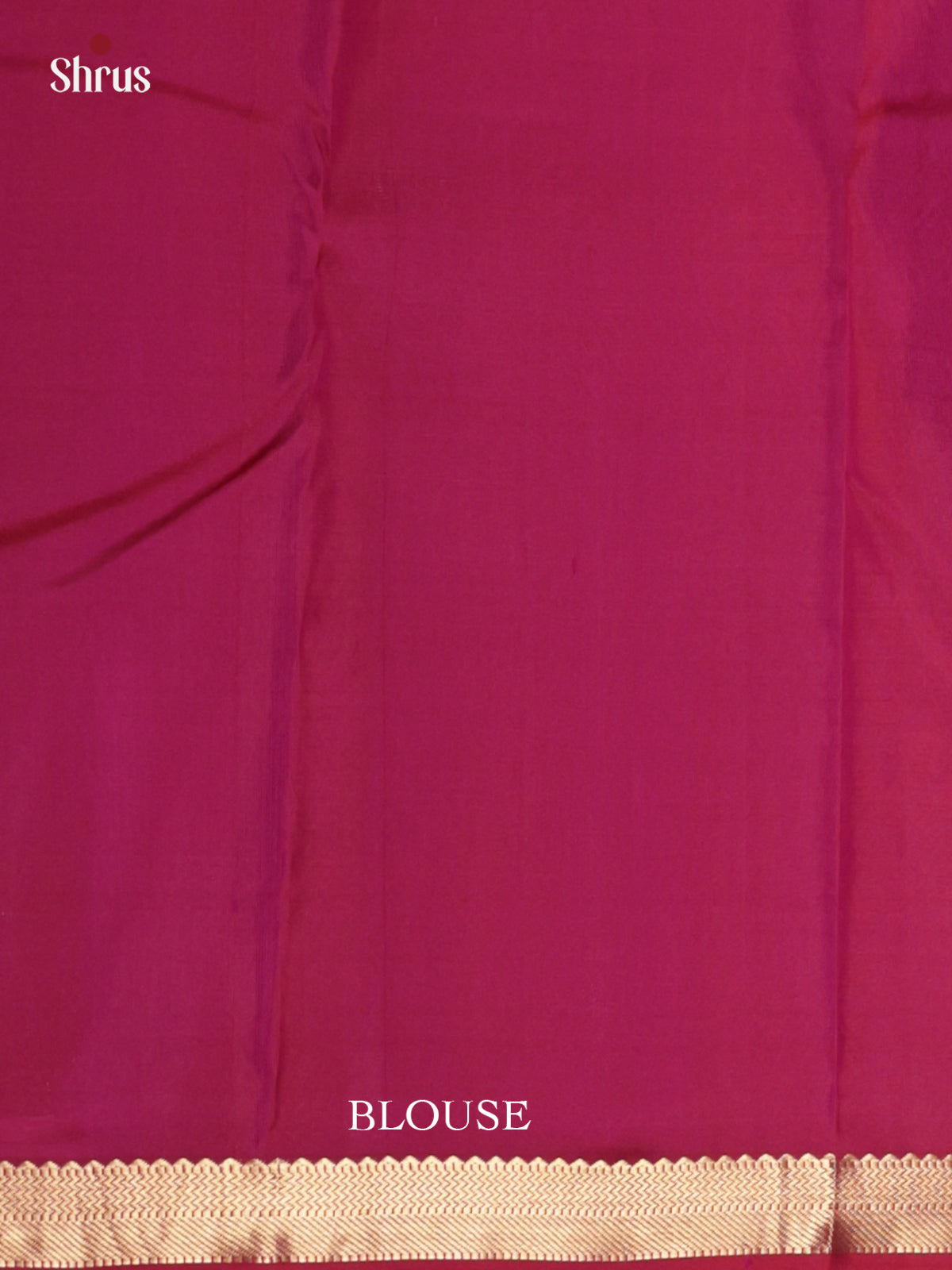 Buy Pretty Magenta Kanjivaram Saree With Zari Buttas, Yazhi Motifs & Pink Brocade Pallu