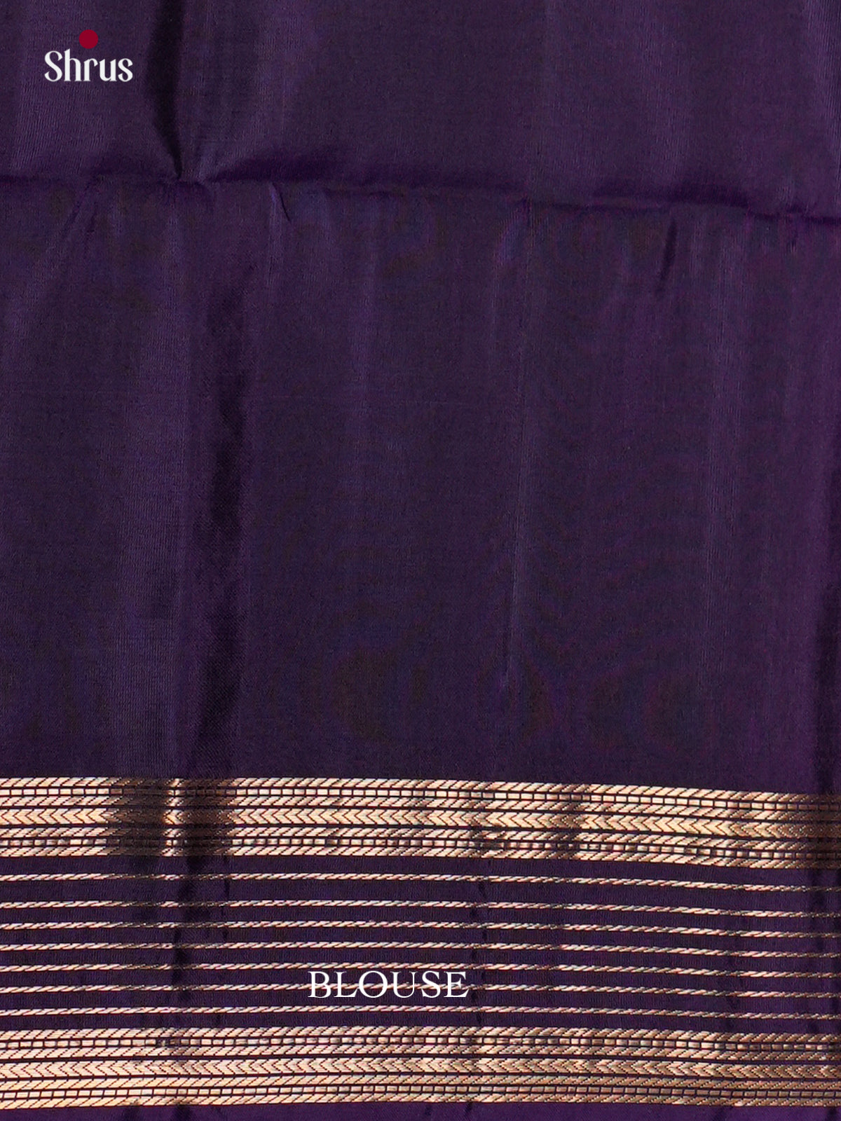 Buy Majestic Magenta Silk Saree With Golden Buttas, Navy Blue Zari Border & Brocade Pallu