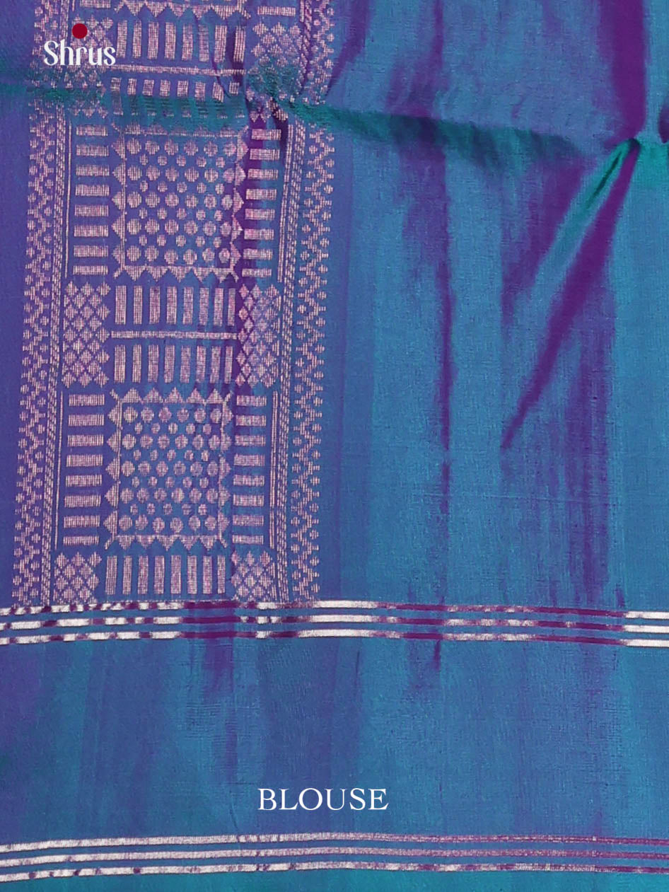 Vibrant Magenta Silk Sarees With Shimmery Body & Teal Rettaipet Border - Shop on Shrus.com