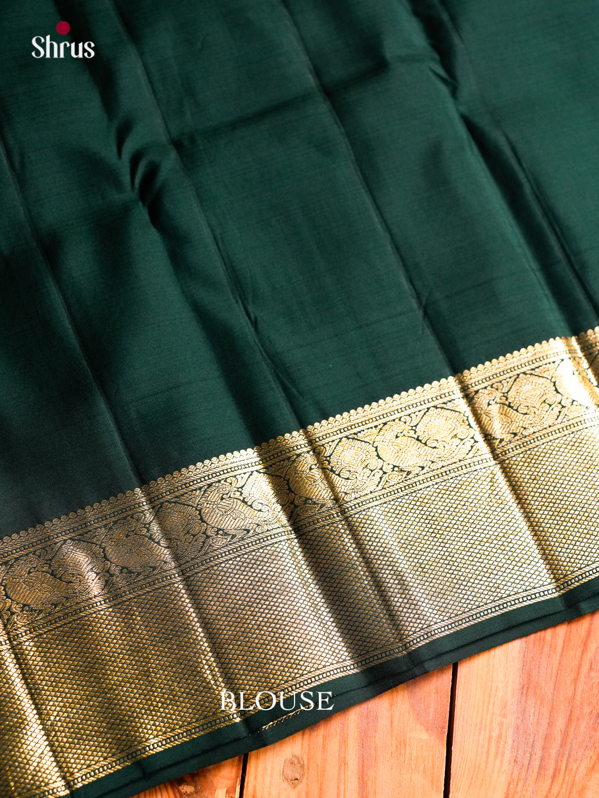 Magnificent Sky Blue Silk Saree With Zari Kattams | Bottle Green Zari Border & Brocade Pallu