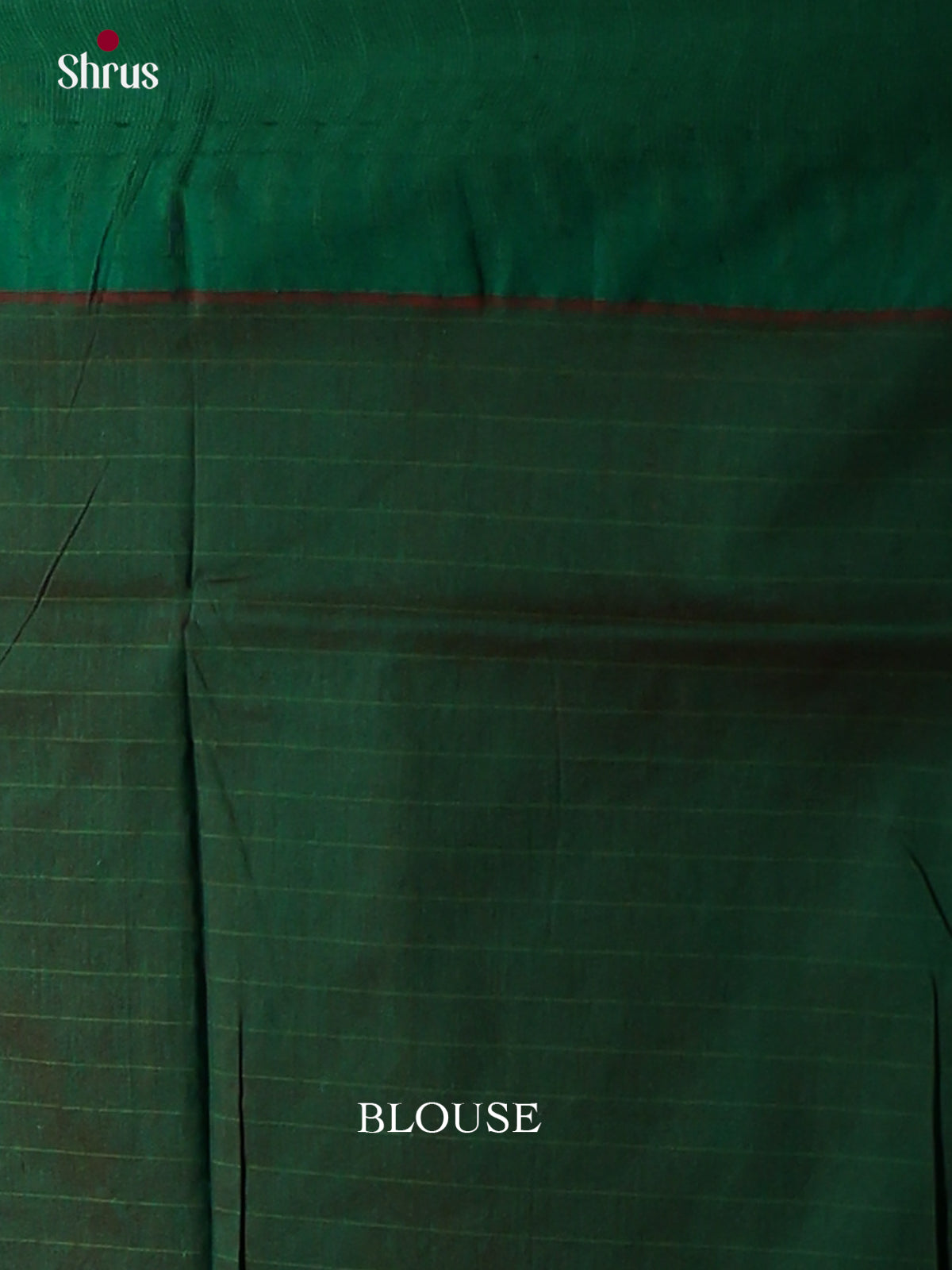 Classy Maroon Kalyani Cotton Sarees With Stripes, Green Temple Border & Zari Woven Pallu