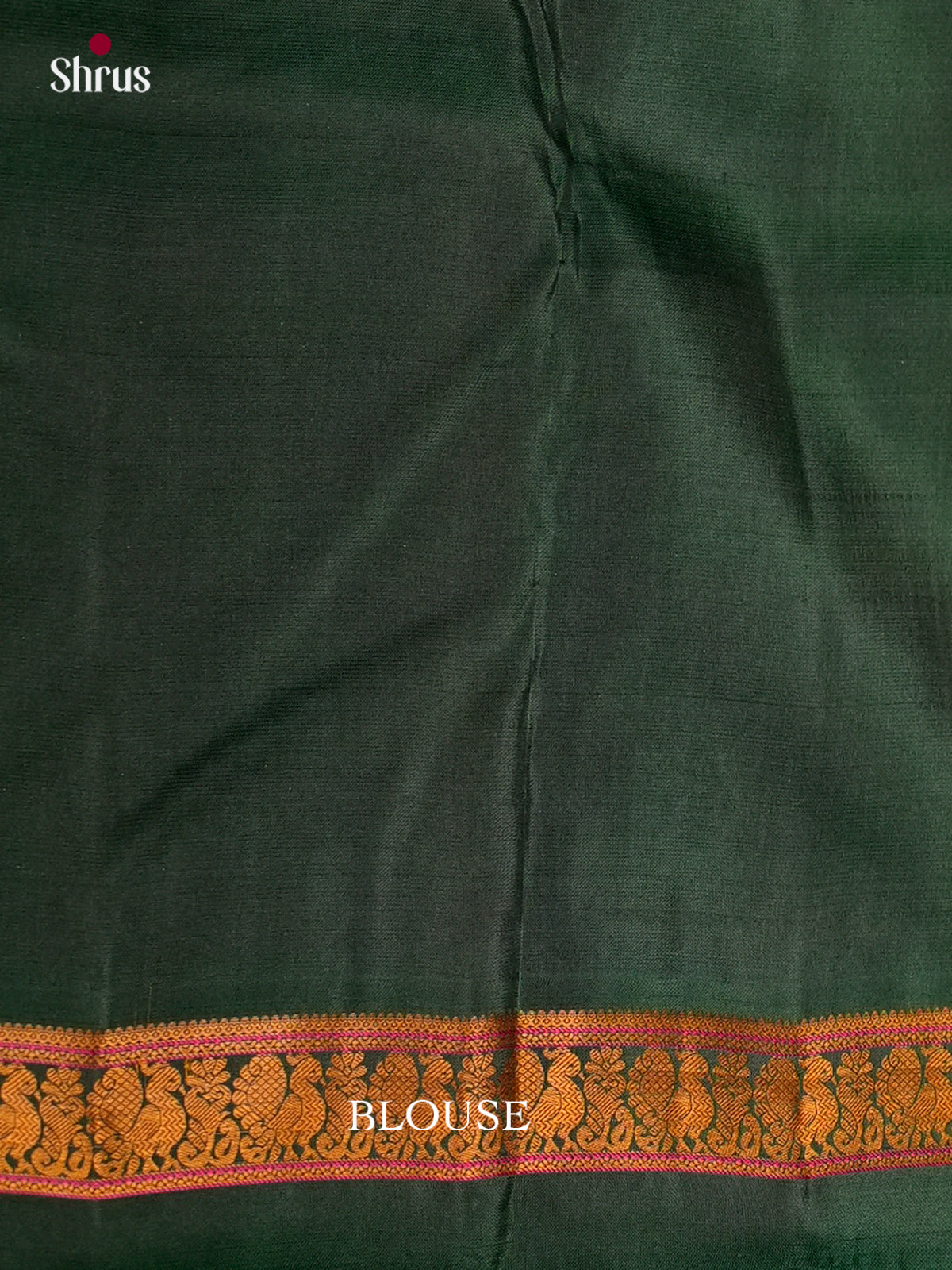 Buy Classy Maroon Kanjivaram Saree with Green Rettaipet Border & Chit Pallu