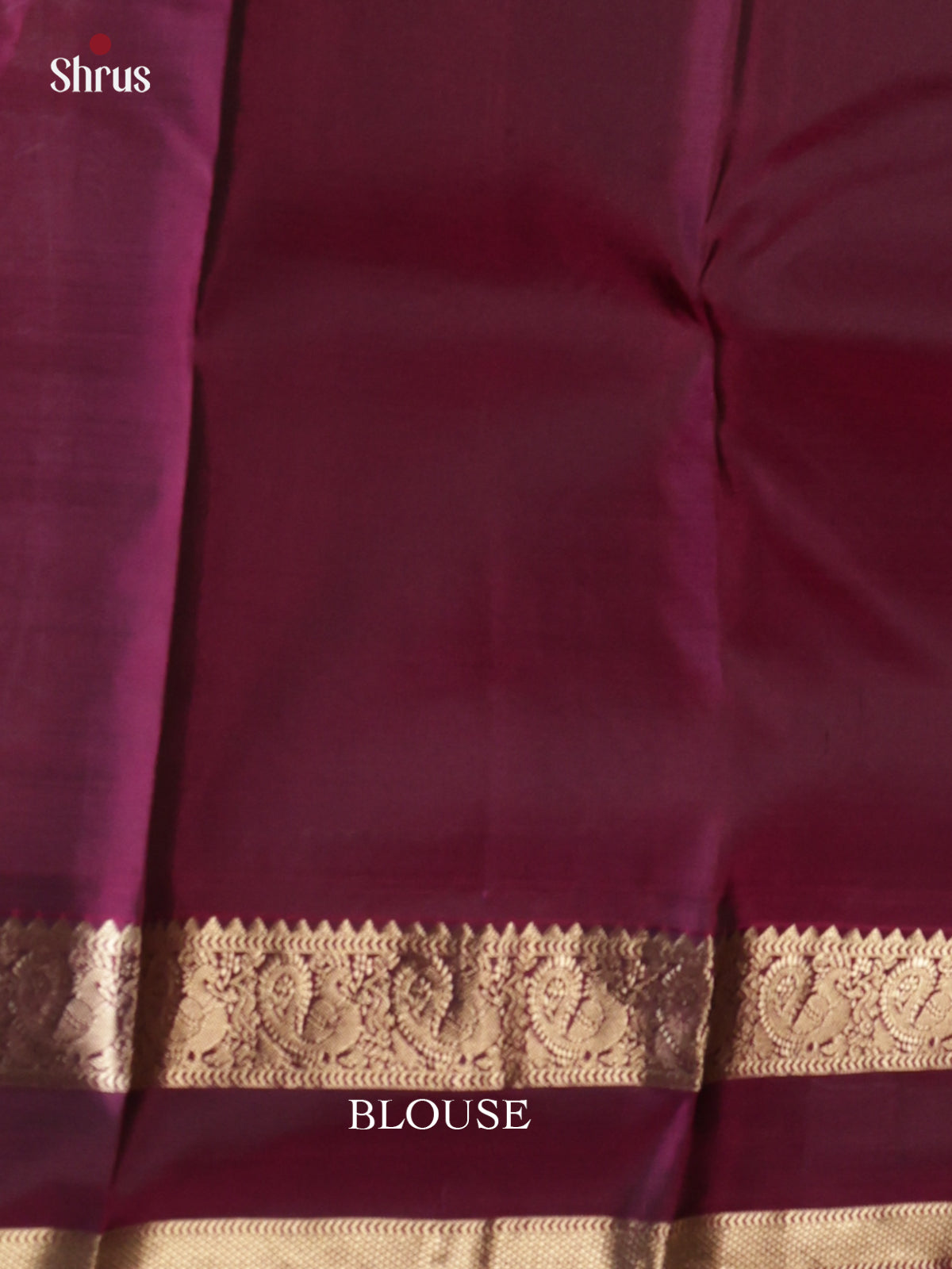 Buy Elegant Moss Green Kanchipuram Sarees With Rettaipet Zari Border & Wine Red Brocade Pallu