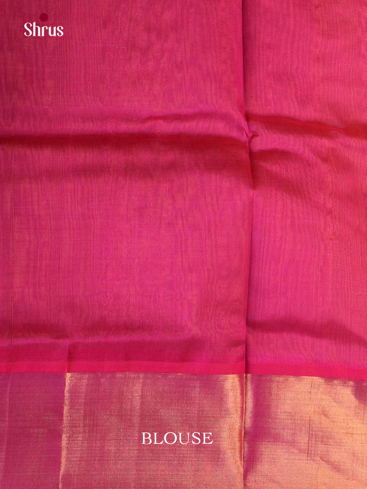 Buy Luminous Mustard Yellow Cotton Silk Saree With Dotted Buttas, Pink Zari Border & Brocade Pallu