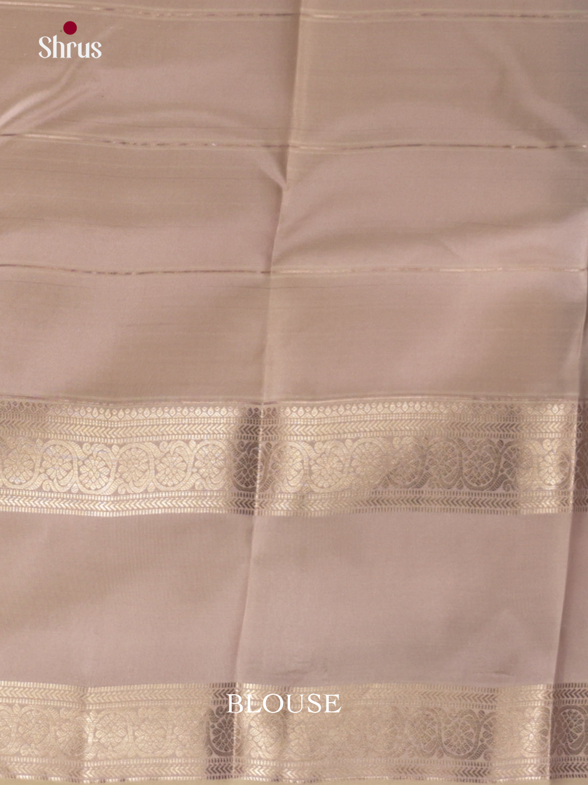 Buy Chic Navy Blue Kanjivaram Saree With Gold Stripes & Buttas, Cream Rettaipet Border & Pallu