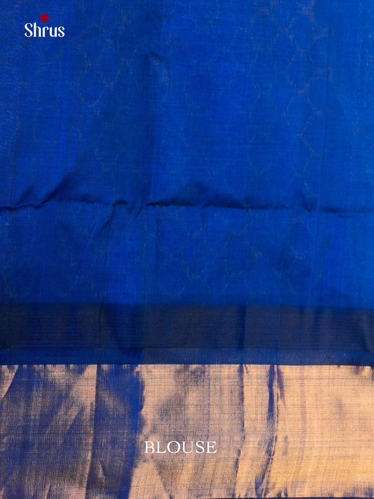 Chic Off White Pure Cotton Silk Saree Printed With Kalamkari Prints & Royal Blue Pallu