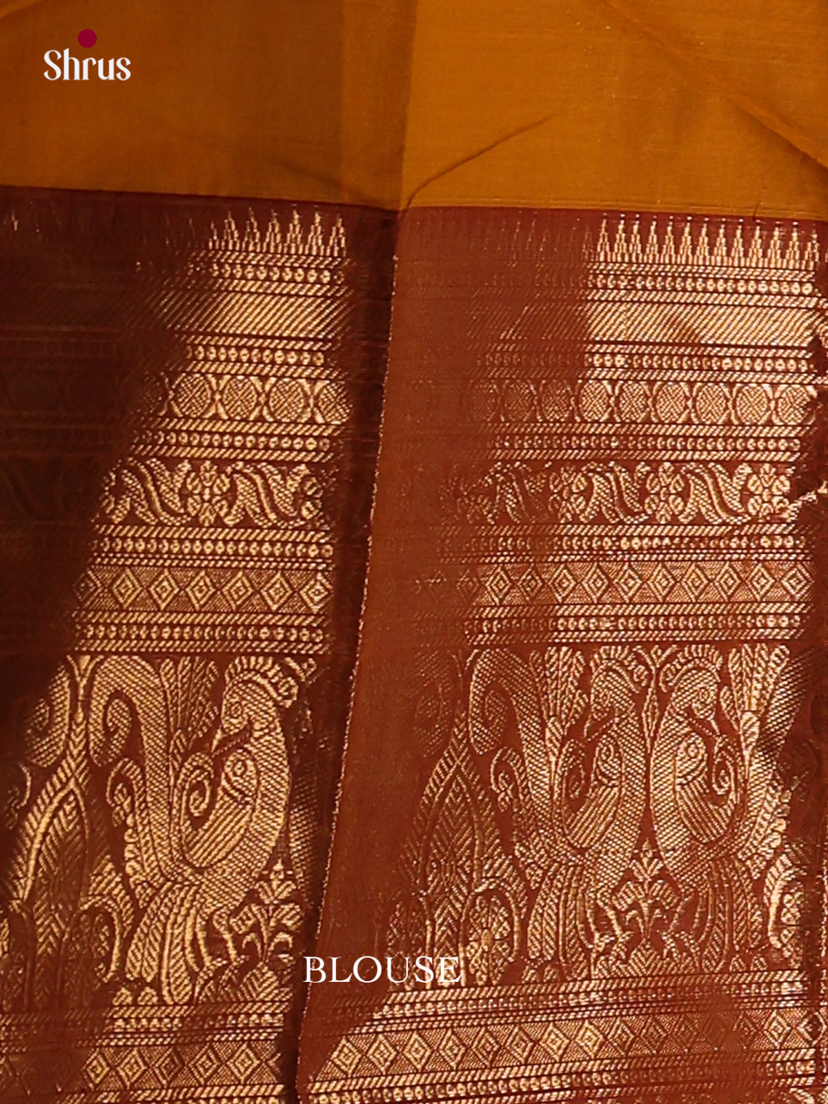 Opulent Mustard Chettinad Cotton Sarees With Dotted Thread Stripes & Red Zari Border