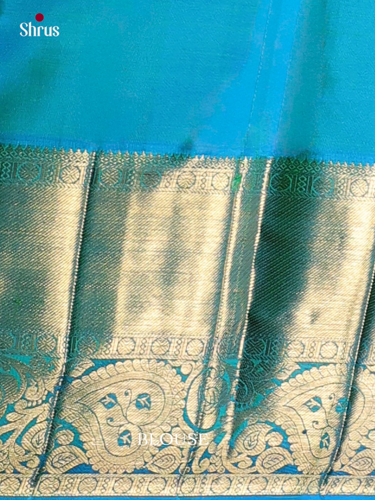 Opulent Parrot Green Pattu Saree With Paisley Inspired Motifs | Sky Blue Zari Border & Brocade Pallu