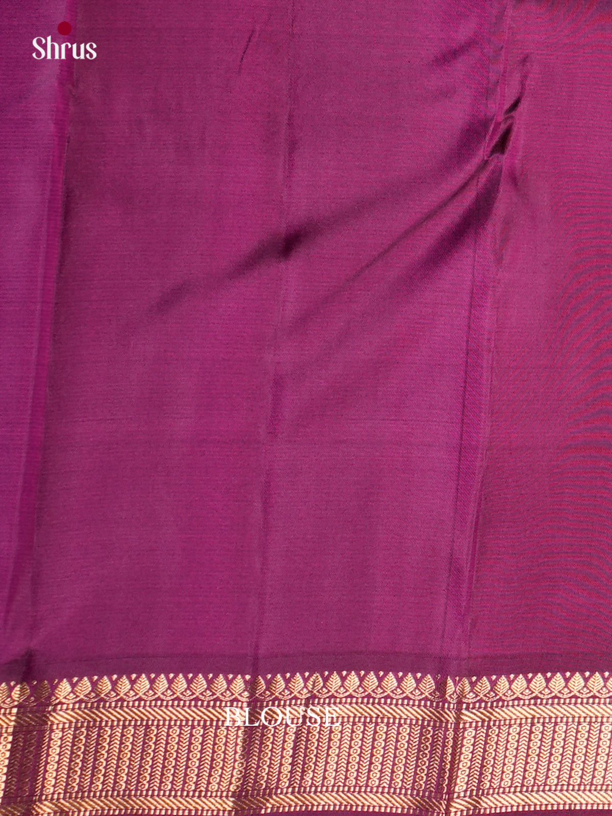 Buy Enchanting Orange Kanjivaram Saree With Small Purple Zari Border & Brocade Pallu