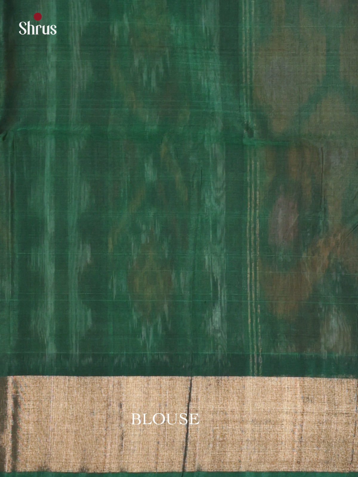 Buy Chic Orange Pochampally Cotton Silk Saree With Diamond Ikat Motifs, Green Zari Border & Pallu