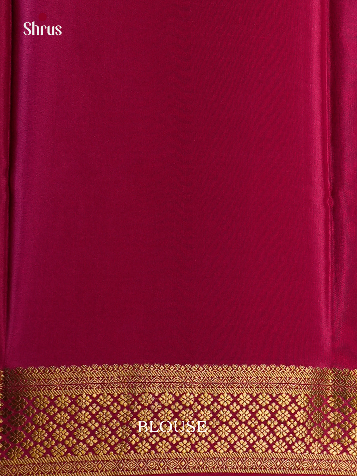 Buy Pretty Orange Pure Mysore Silk Sarees with Golden Buttas, Small Zari Border & Magenta Striped Pallu