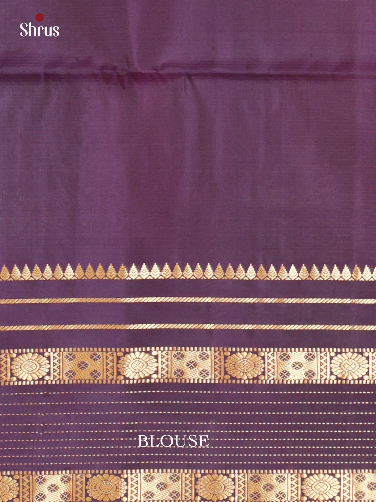 Buy Dazzling Orangish Pink Silk Saree with Gold Rudraksh Buttas & Purple Zari Striped Border