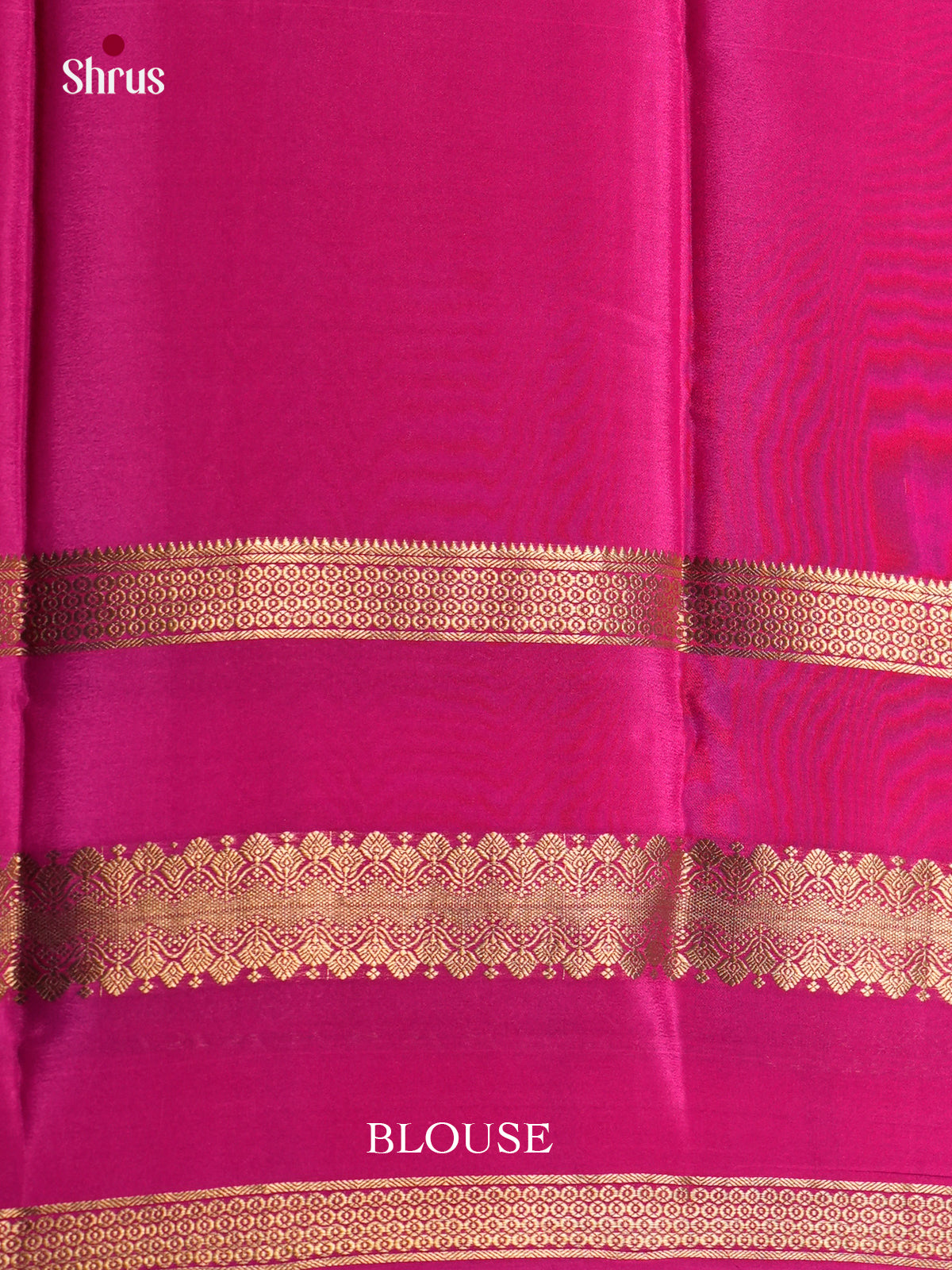 Buy Radiant Parrot Green Mysore Crepe Silk Saree with Magenta Rettaipet Zari Border & Traditional Pallu