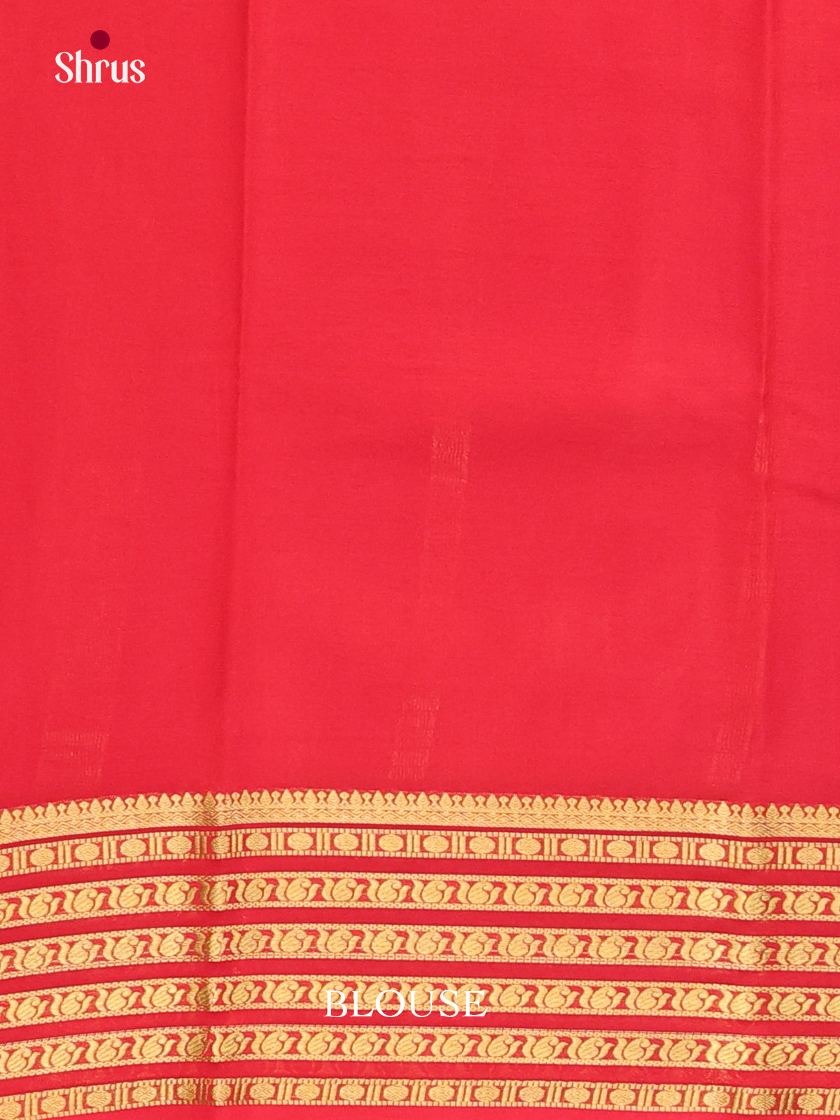 Buy Lustrous Pastel Pink Mysore Crepe Silk Saree with Floral Prints, Red Striped Zari Border & Chit Pallu