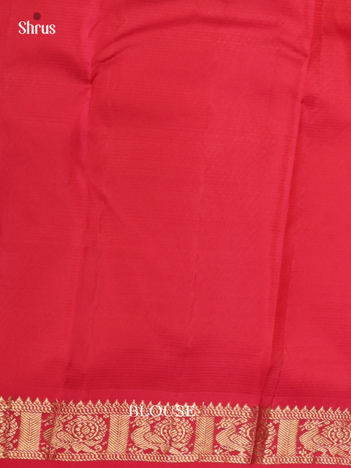 Buy Resplendent Peach Kanjivaram Saree With Gold Buttas, Small Red Zari Border & Rich Pallu