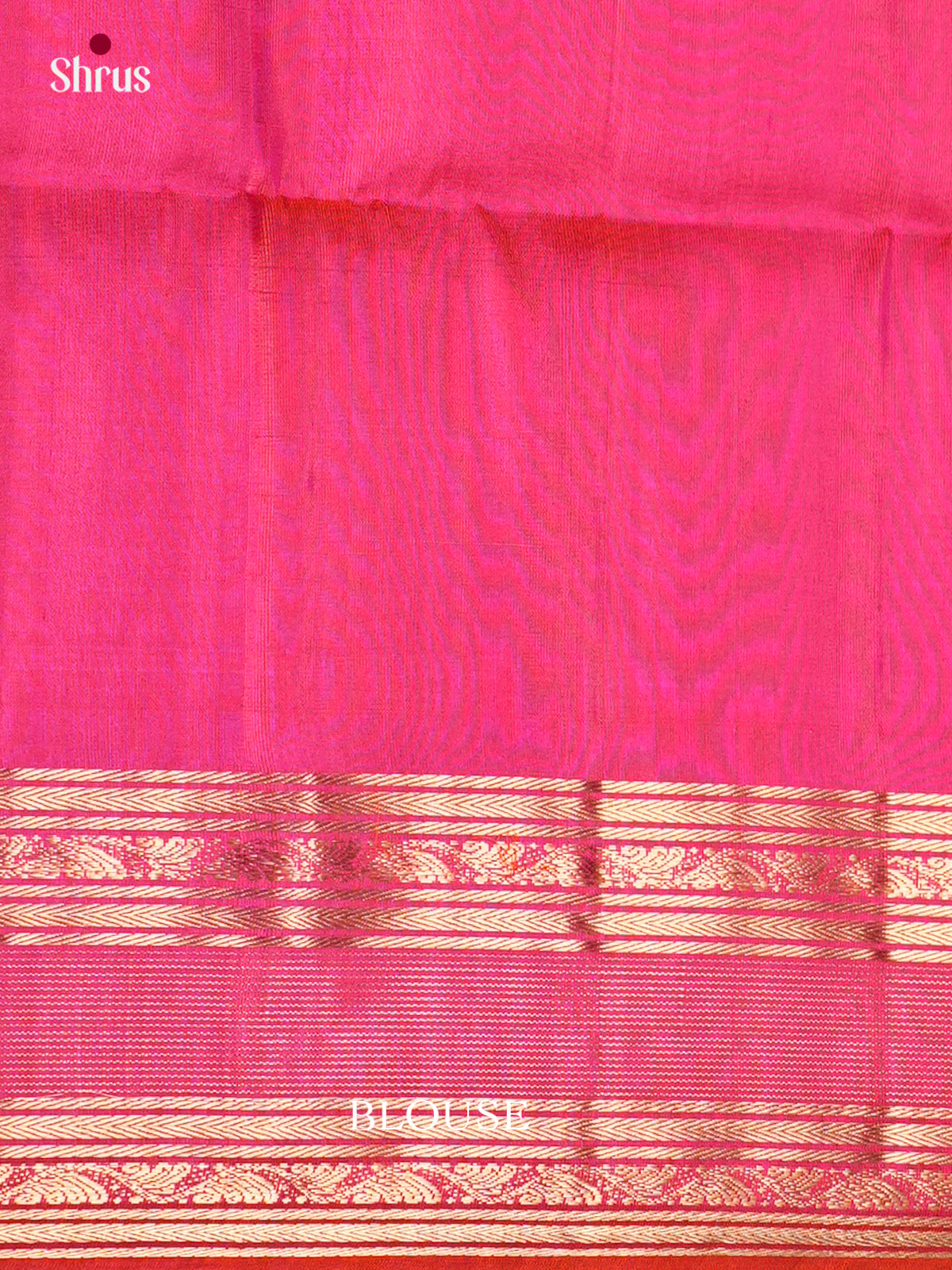 Buy Vivid Peacock Green Silk Saree With Gold Buttas, Magenta Rettapet Border & Brocade Pallu