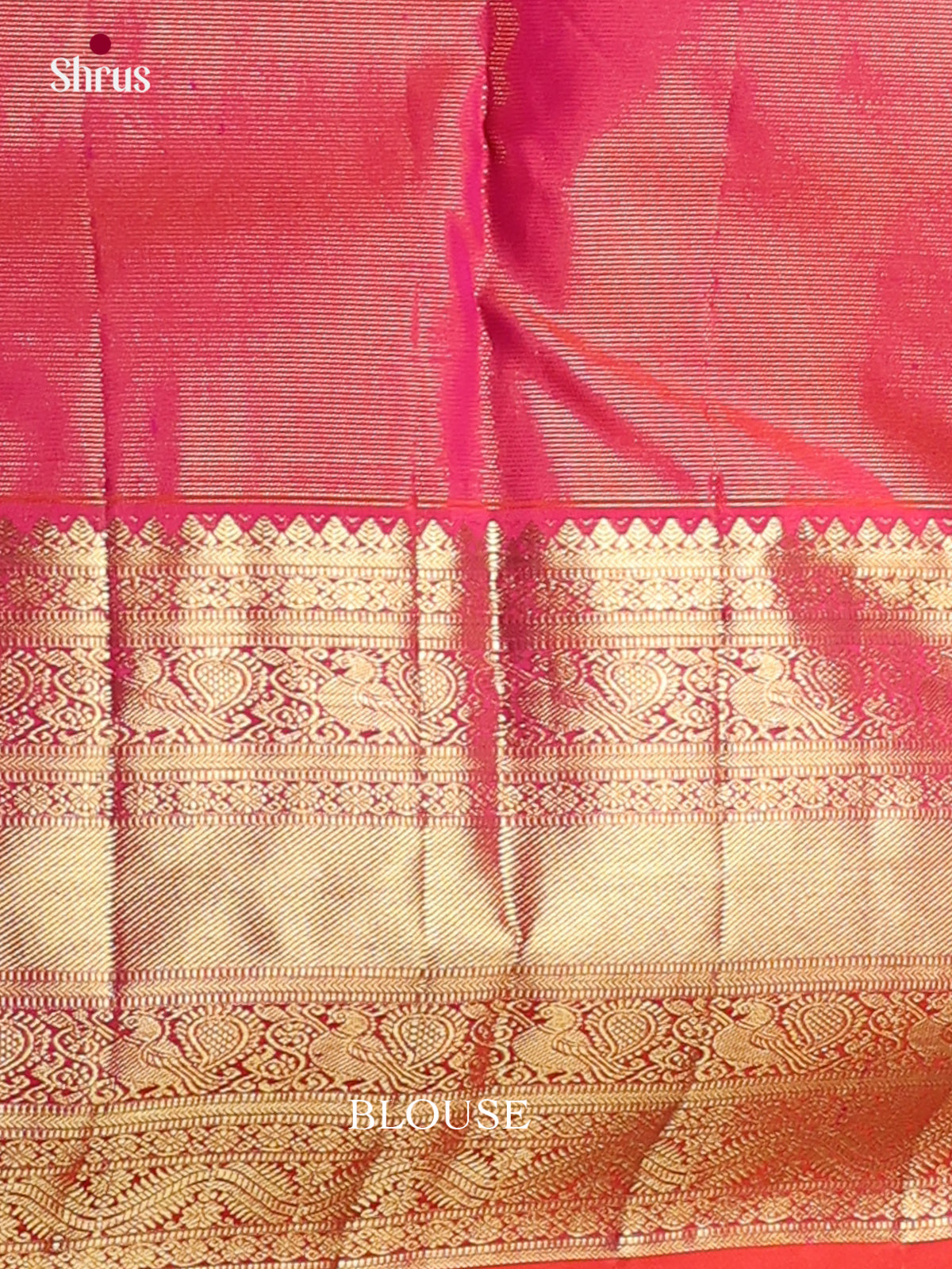 Pink Bridal Pattu Saree With Intricate Stripes & Buttas | Self Zari Border & Brocade Pallu