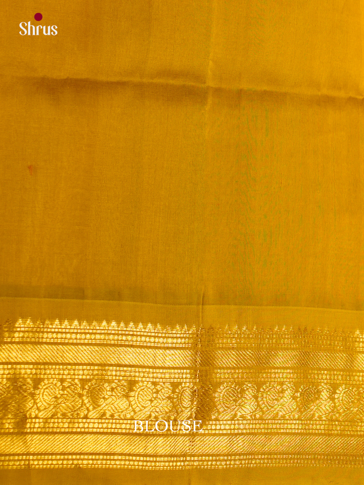Buy Striking Pink Cotton Silk Saree with Golden Checks, Buttas, Mustard Zari Border & Brocade Pallu 