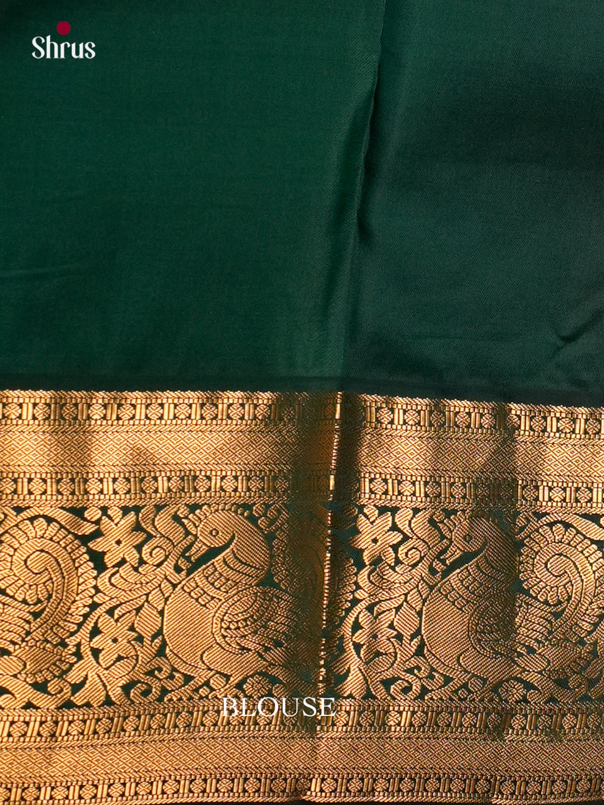 Buy Lustrous Pink Kanjivaram Saree With Paisley Motifs, Green Zari Border & Brocade Pallu