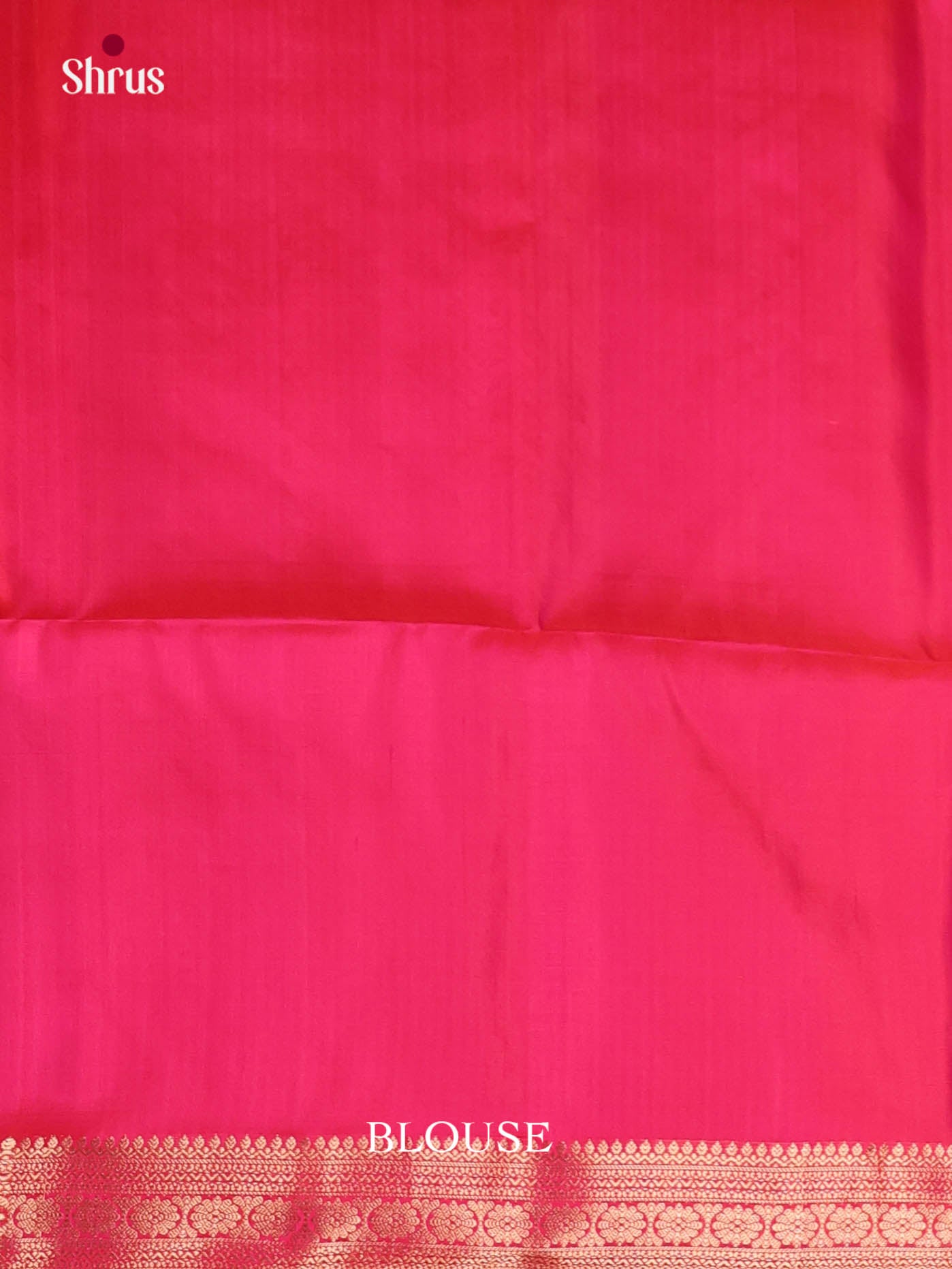 Buy Vibrant Pink Silk Saree With Gold Buttas, Rettaipet Zari Border & Brocade Pallu