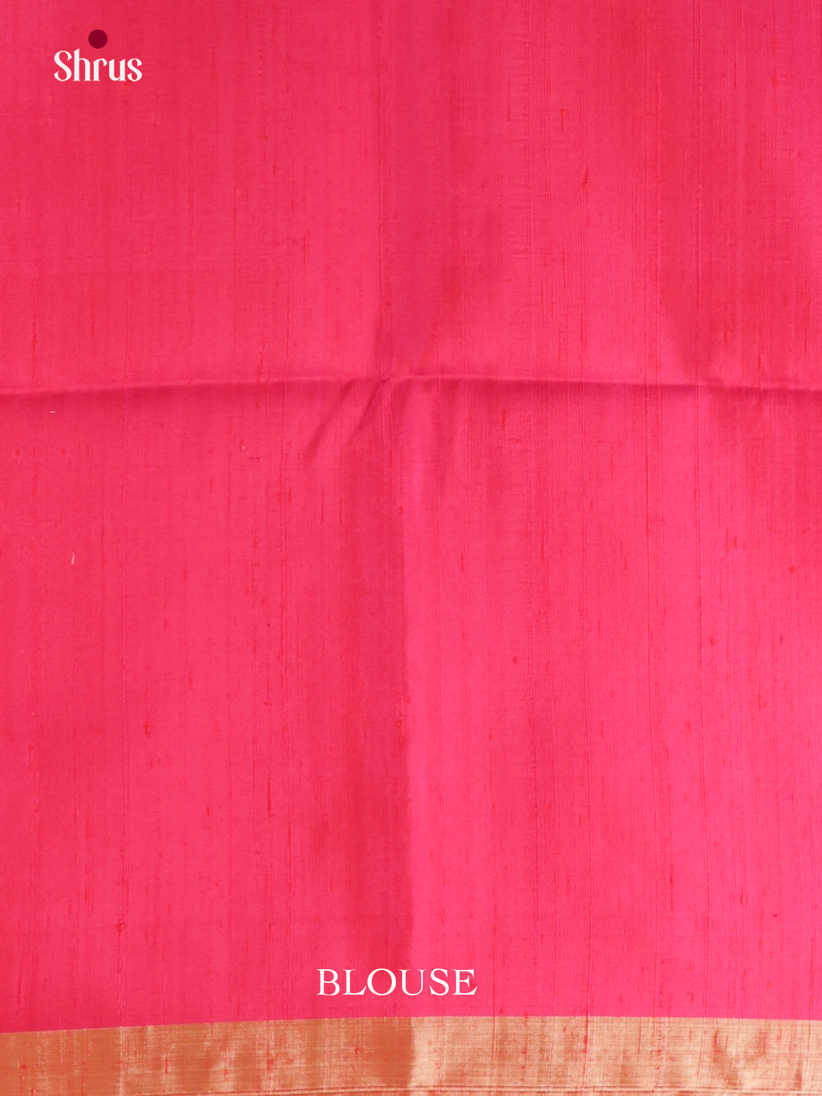Buy Vibrant Pink Silk Saree With Gold Buttas & Zari Woven Floral Vines Border & Pallu