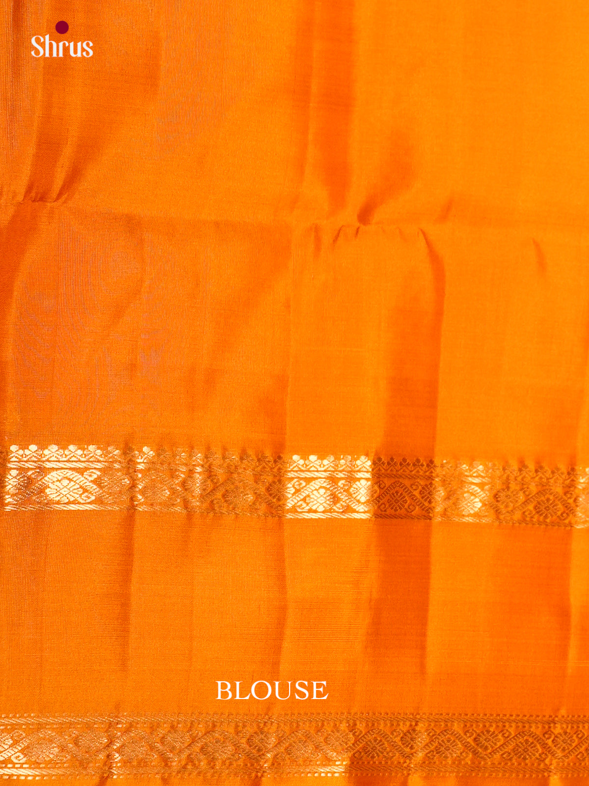 Buy Pretty Pink Silk Saree with Gold Floral Buttas, Orange Rettaipet Border & Brocade Pallu